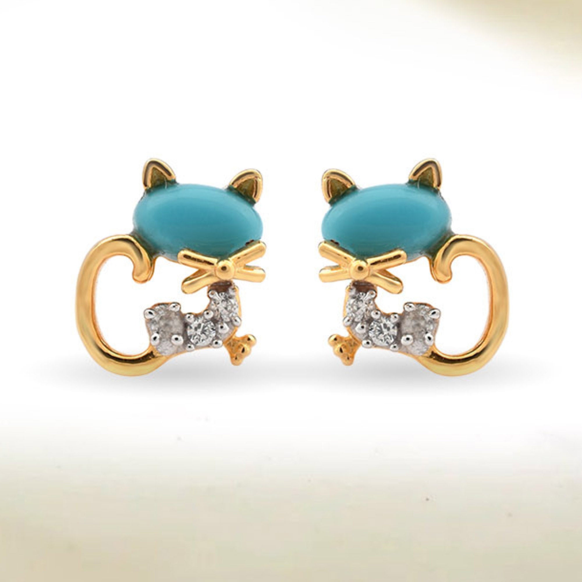 Cat Earrings for Kids
