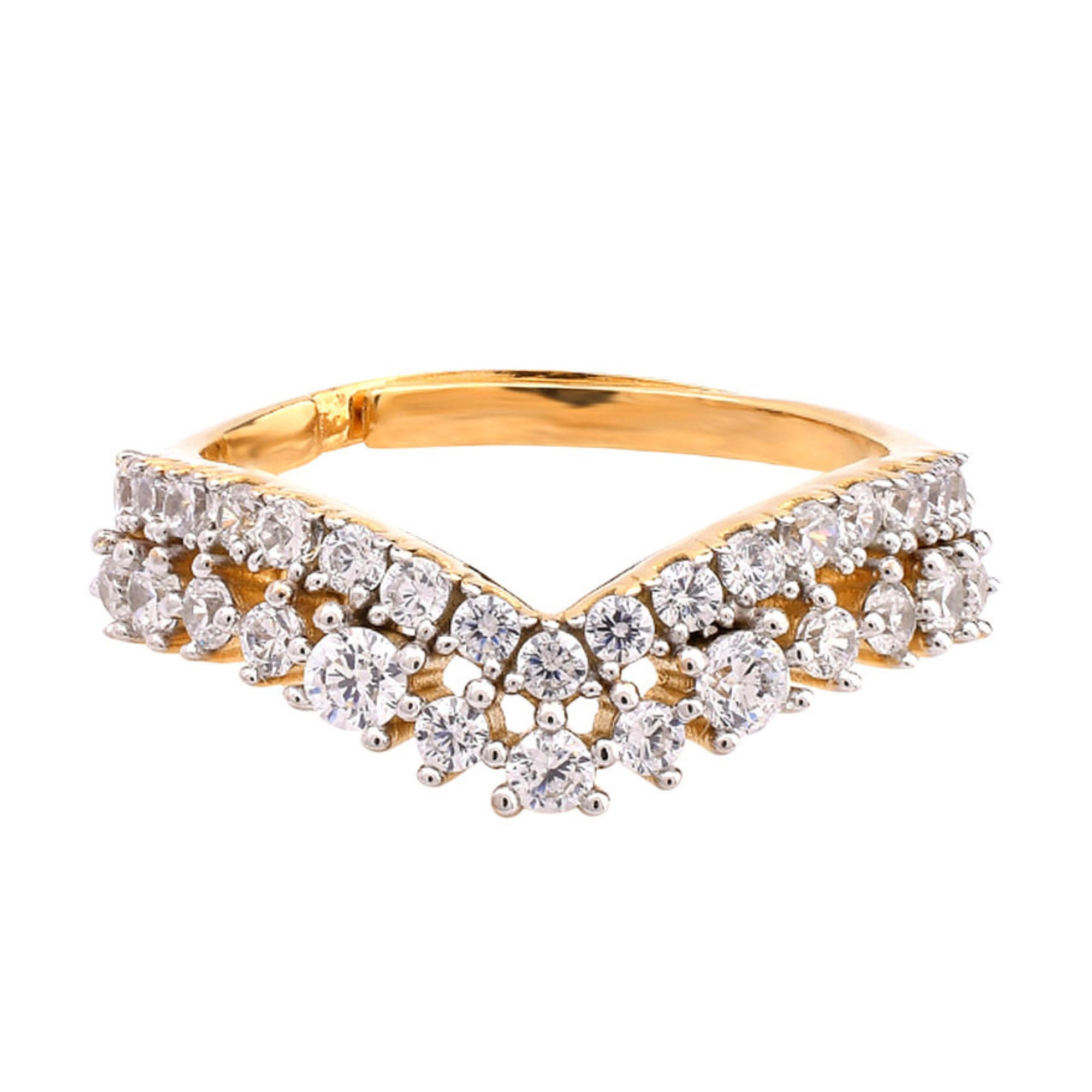 Women's Chevron Diamond Ring