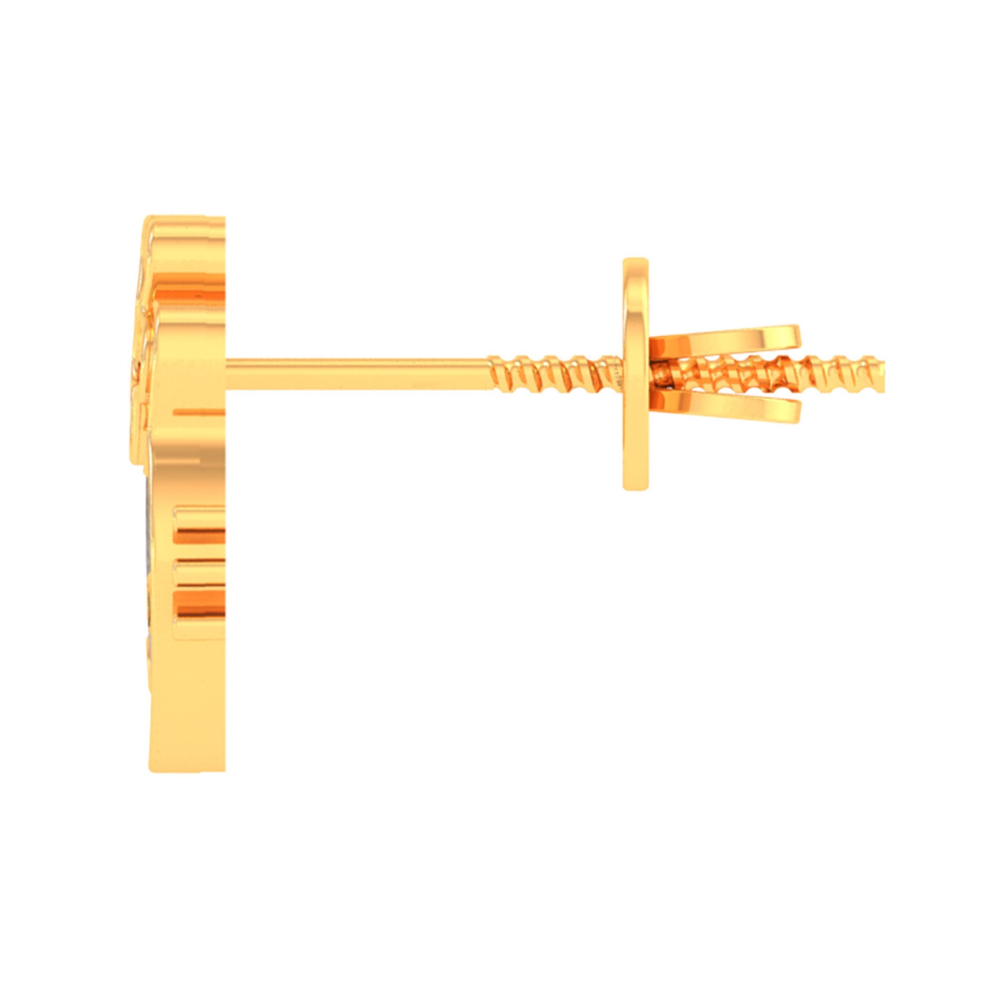 Gold Plated Hello Kitty Earring