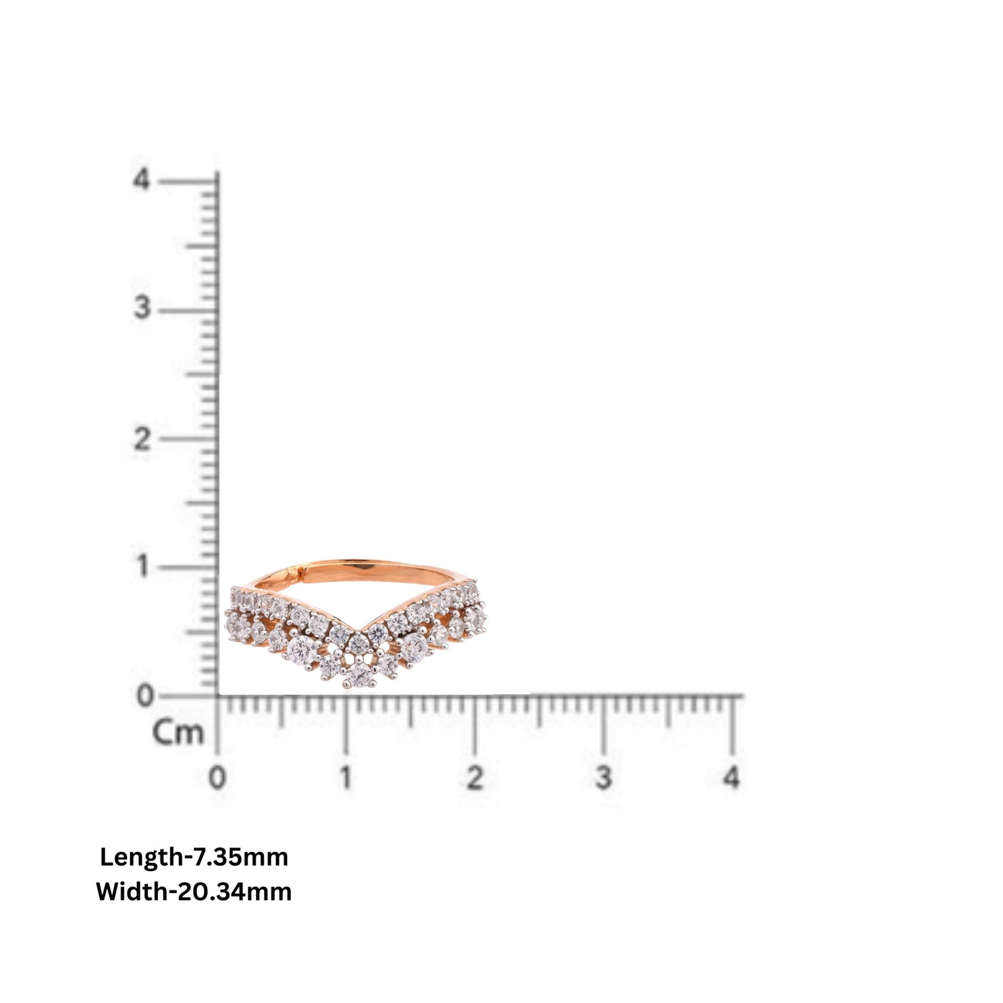 Women's Chevron Diamond Ring