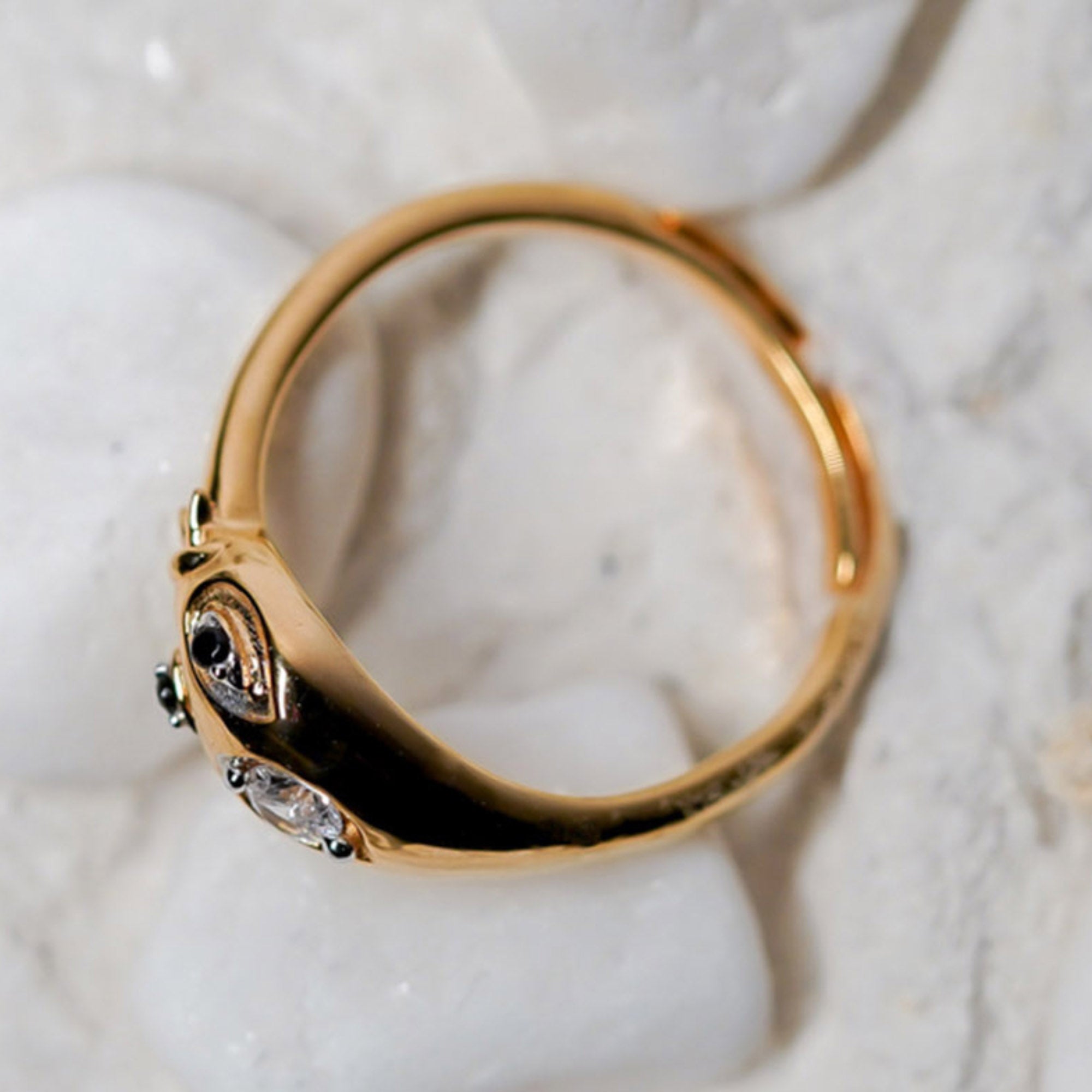 Snake Inspired Sterling Silver Ring