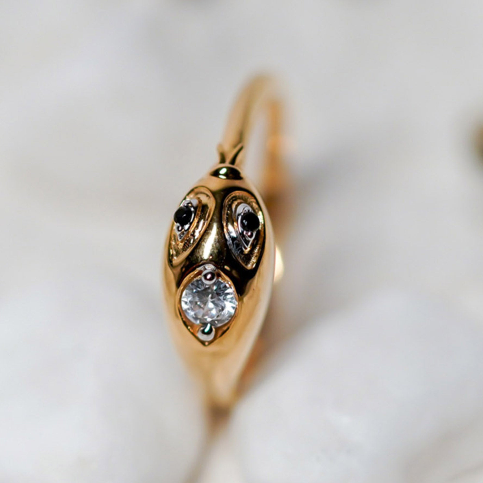 Snake Inspired Sterling Silver Ring