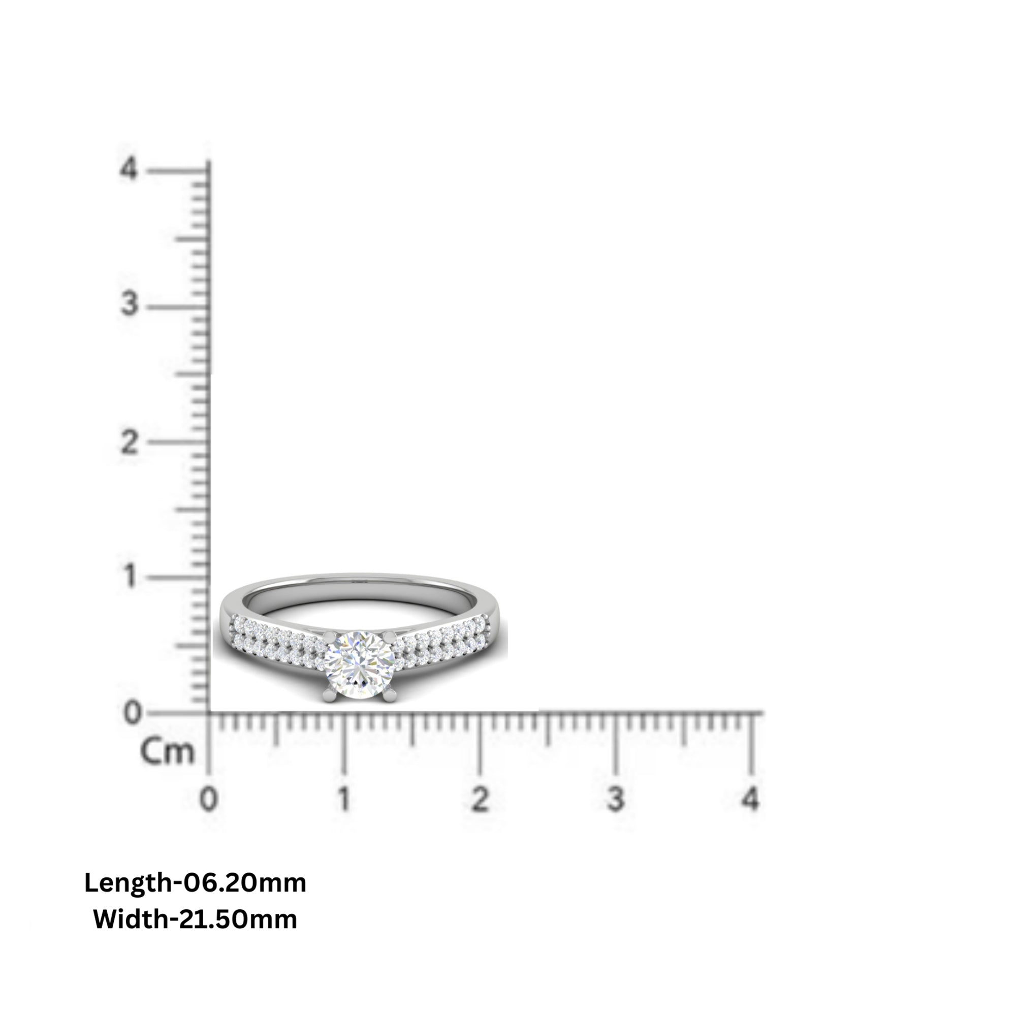 Adjustable Solitaire Ring for Women