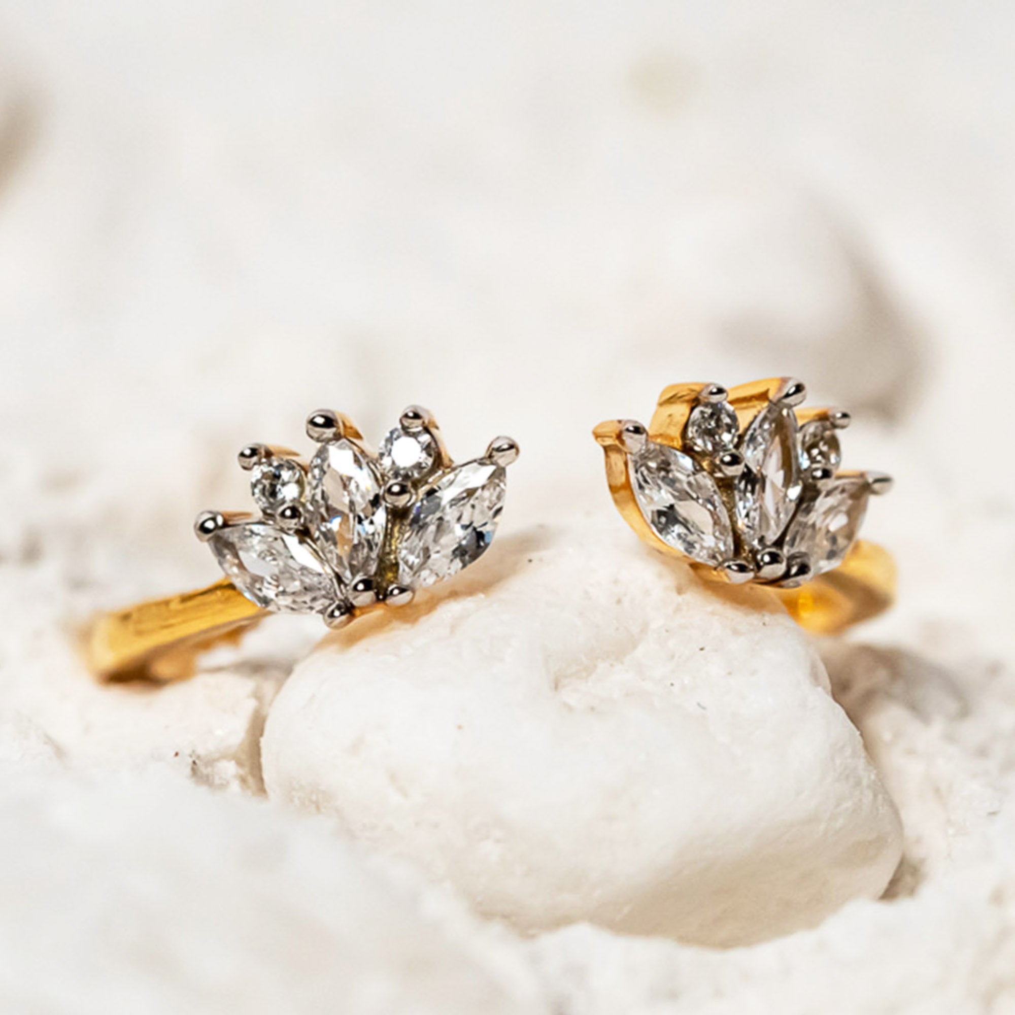 Three Piece Amethyst Ring Set