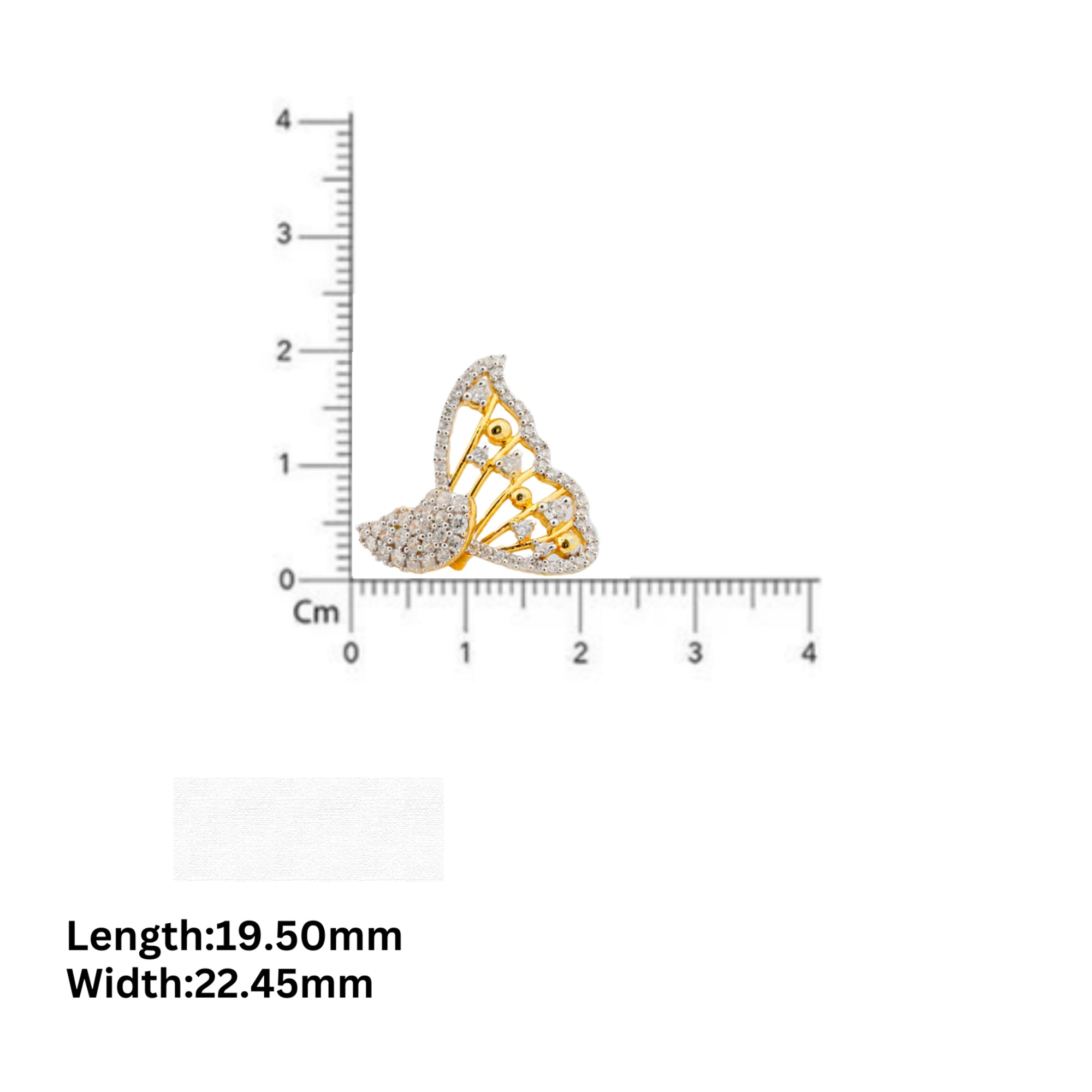 Sterling Silver Butterfly Wing Earrings