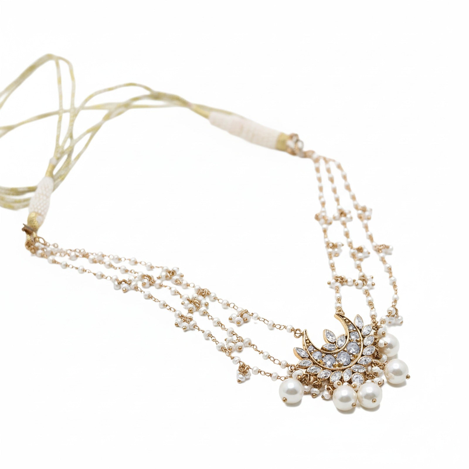 Elegant Pearl and Teardrop Necklace for women