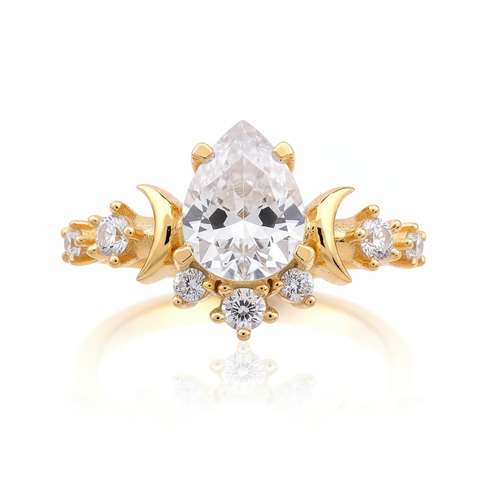 Lunar Glow American Diamond Ring
