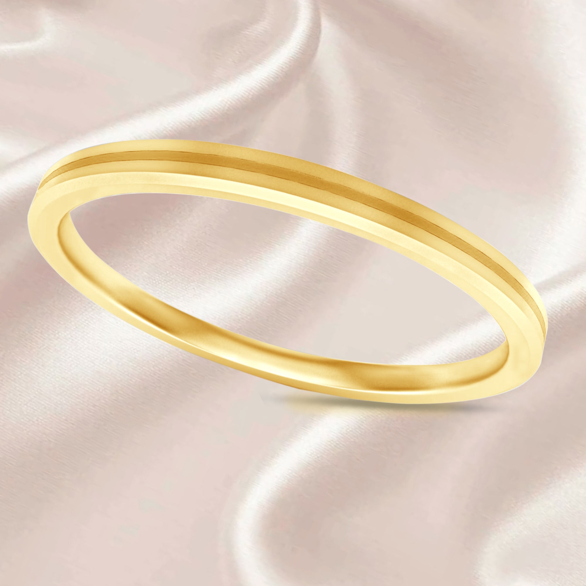 Vermeil Yellow Gold Plated Men’s Kada