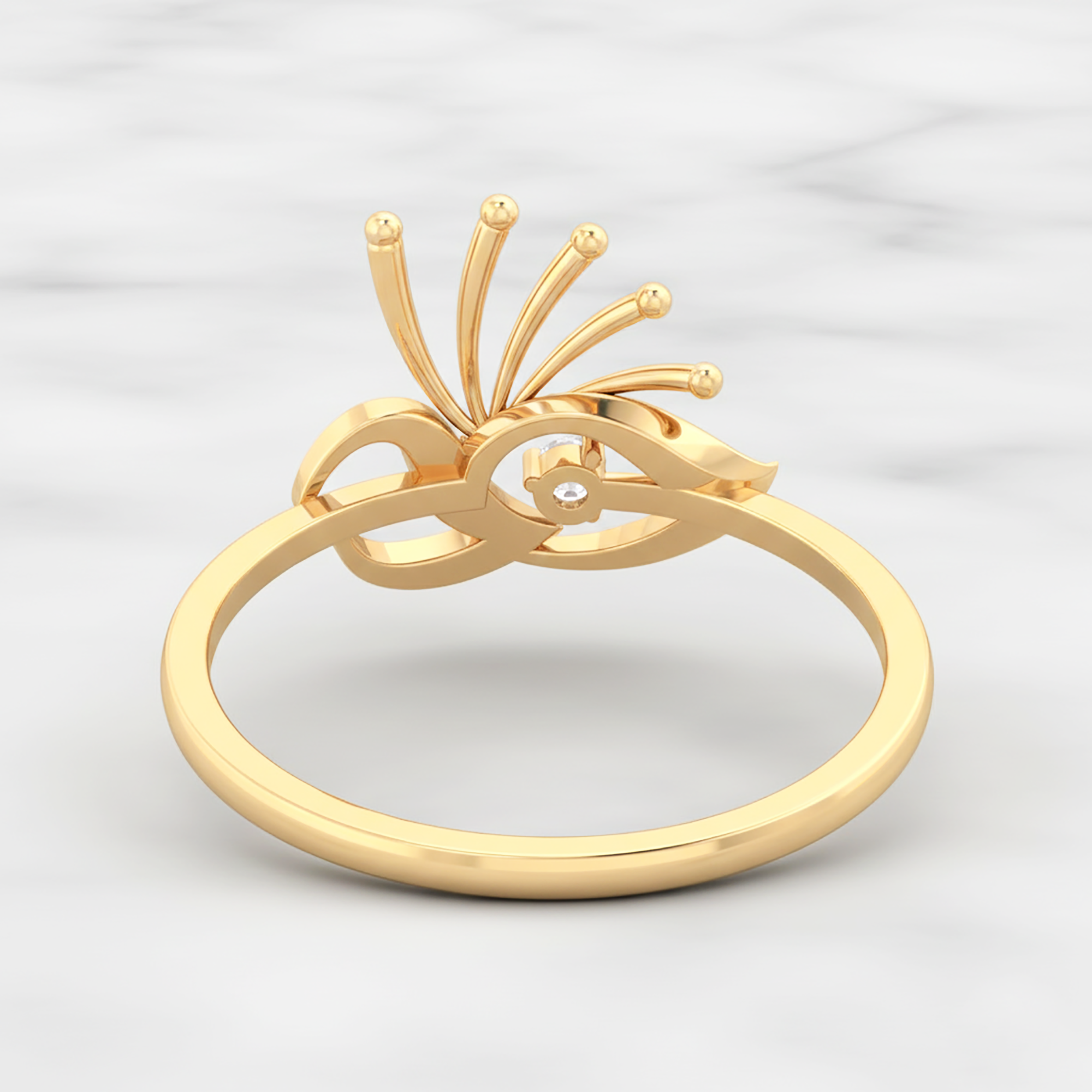 Unique Style Infinity Loop Ring