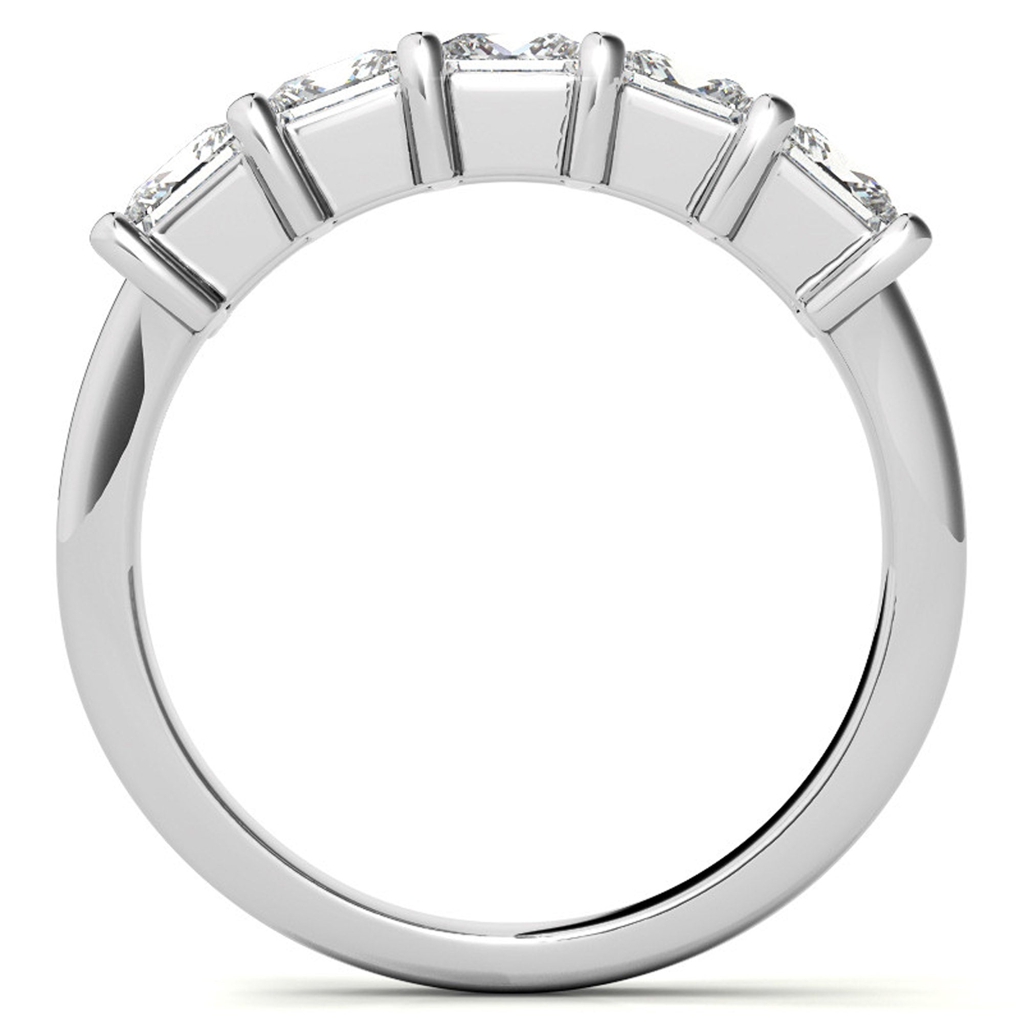 Elegant Five Stone Sparkle Ring