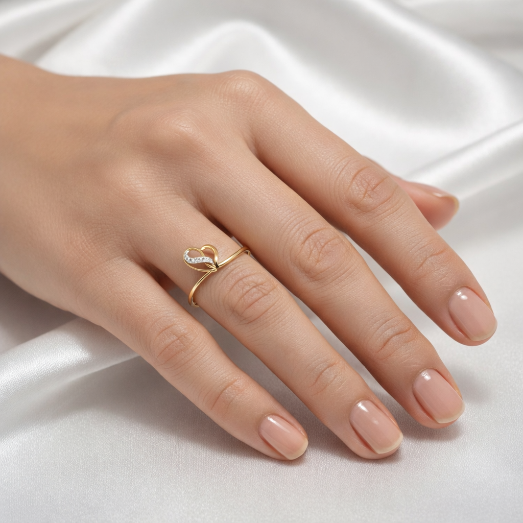 Heart Shape Love Symbol Ring