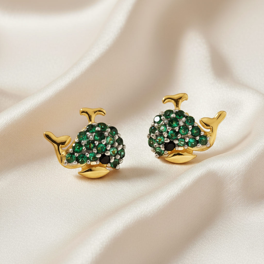 Charming Dolphin Earrings for Girls