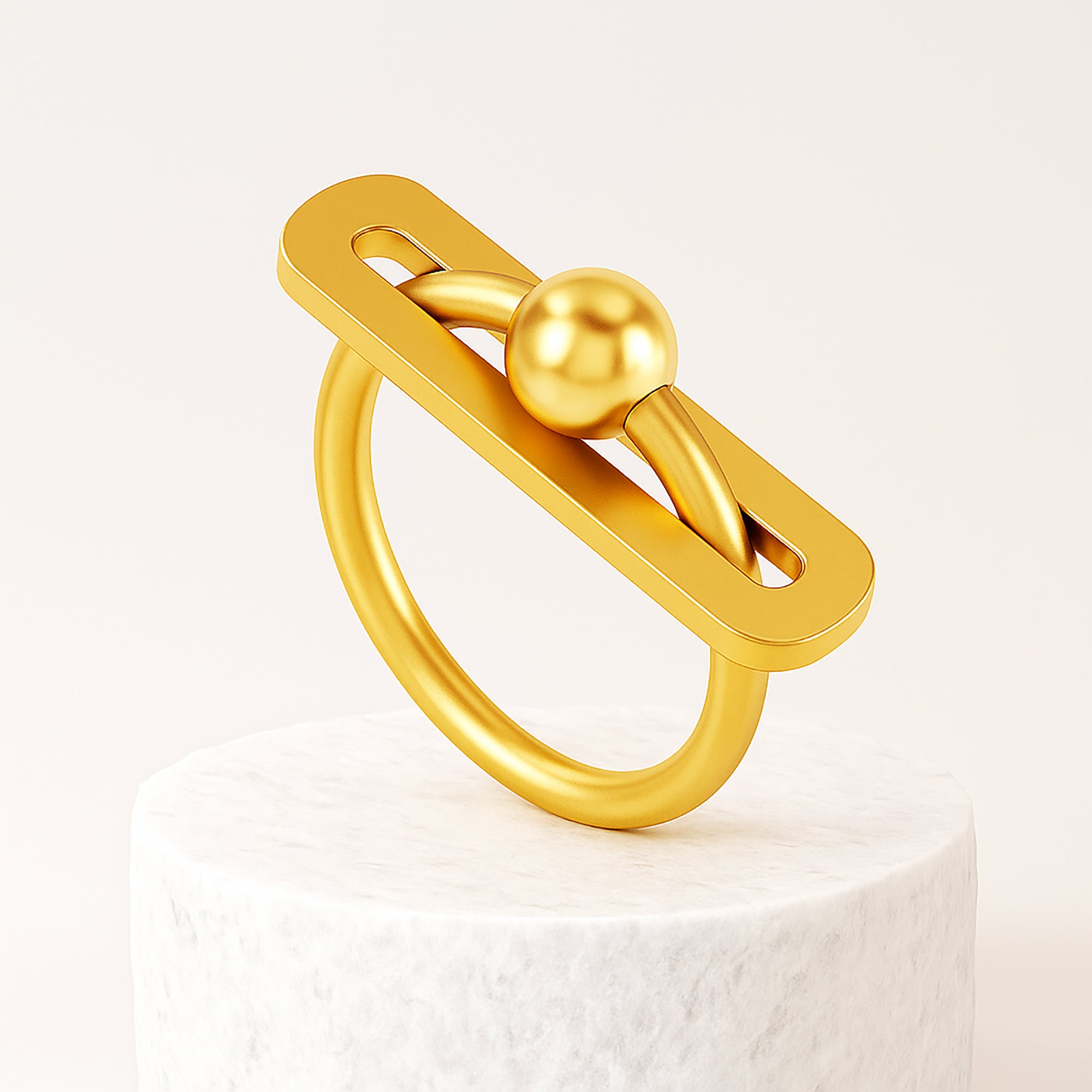 Men’s Yellow Gold Plating Ring