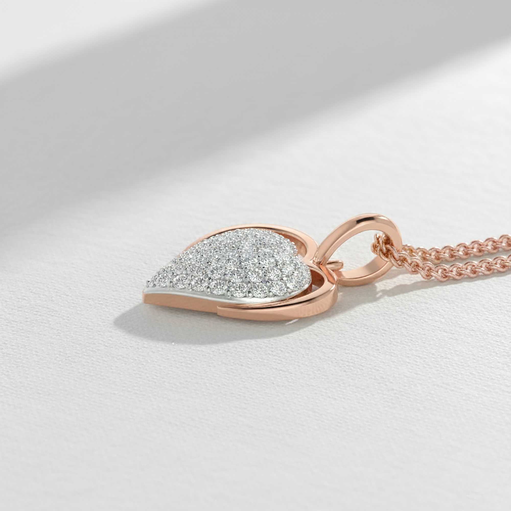 Heart Diamond Pendant for Women