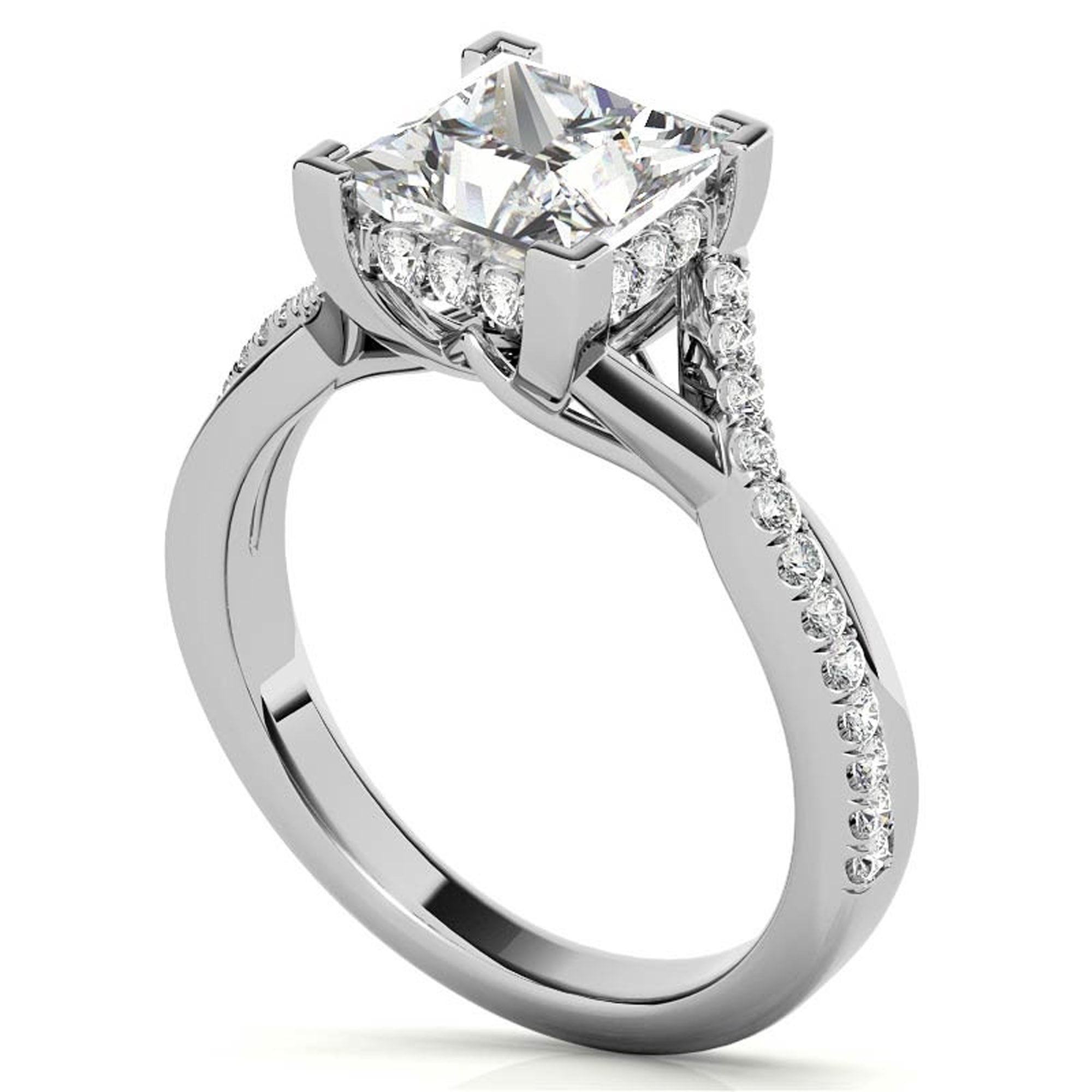 Twisted Engagement Rings