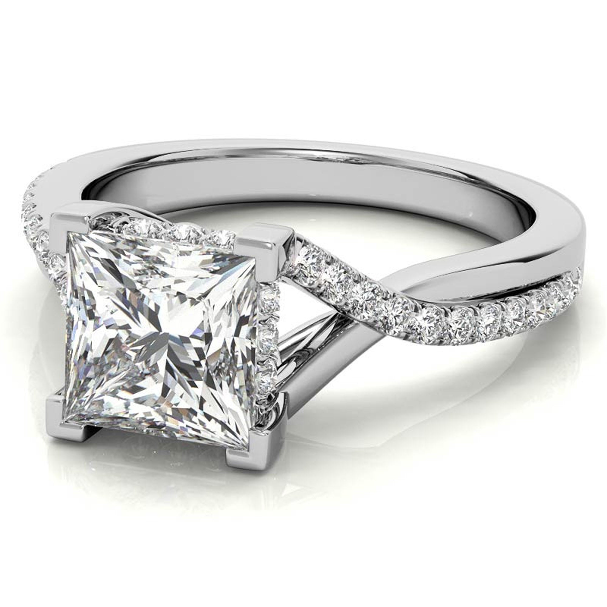 Twisted Engagement Rings