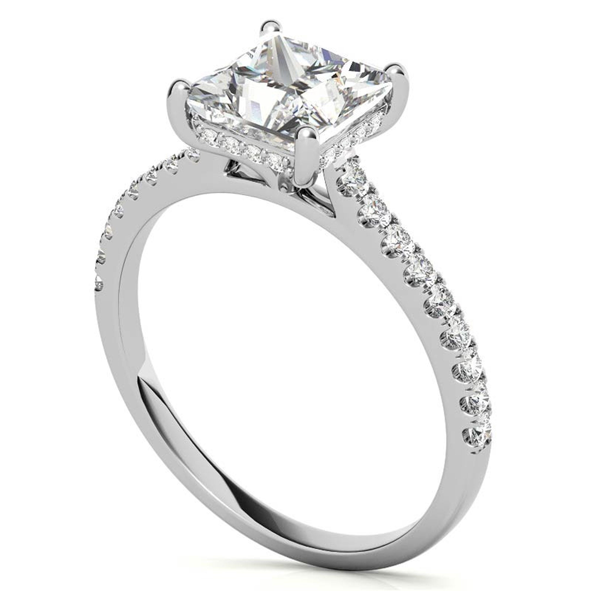 Princess Cut Solitaire Ring