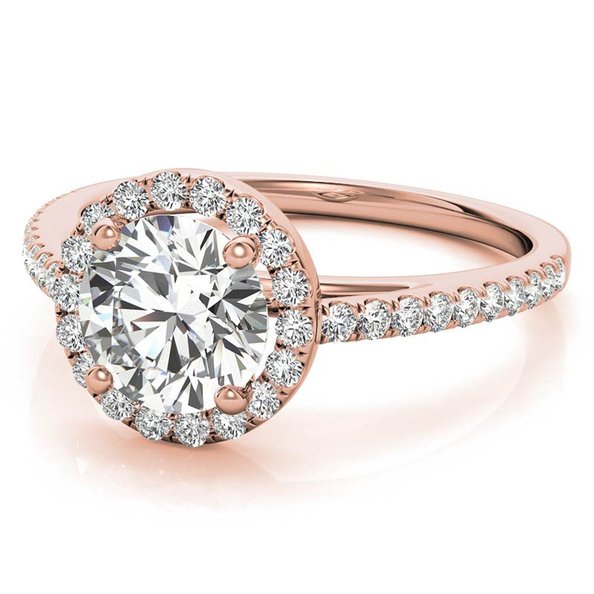 Elegant Halo Design Ring for Women