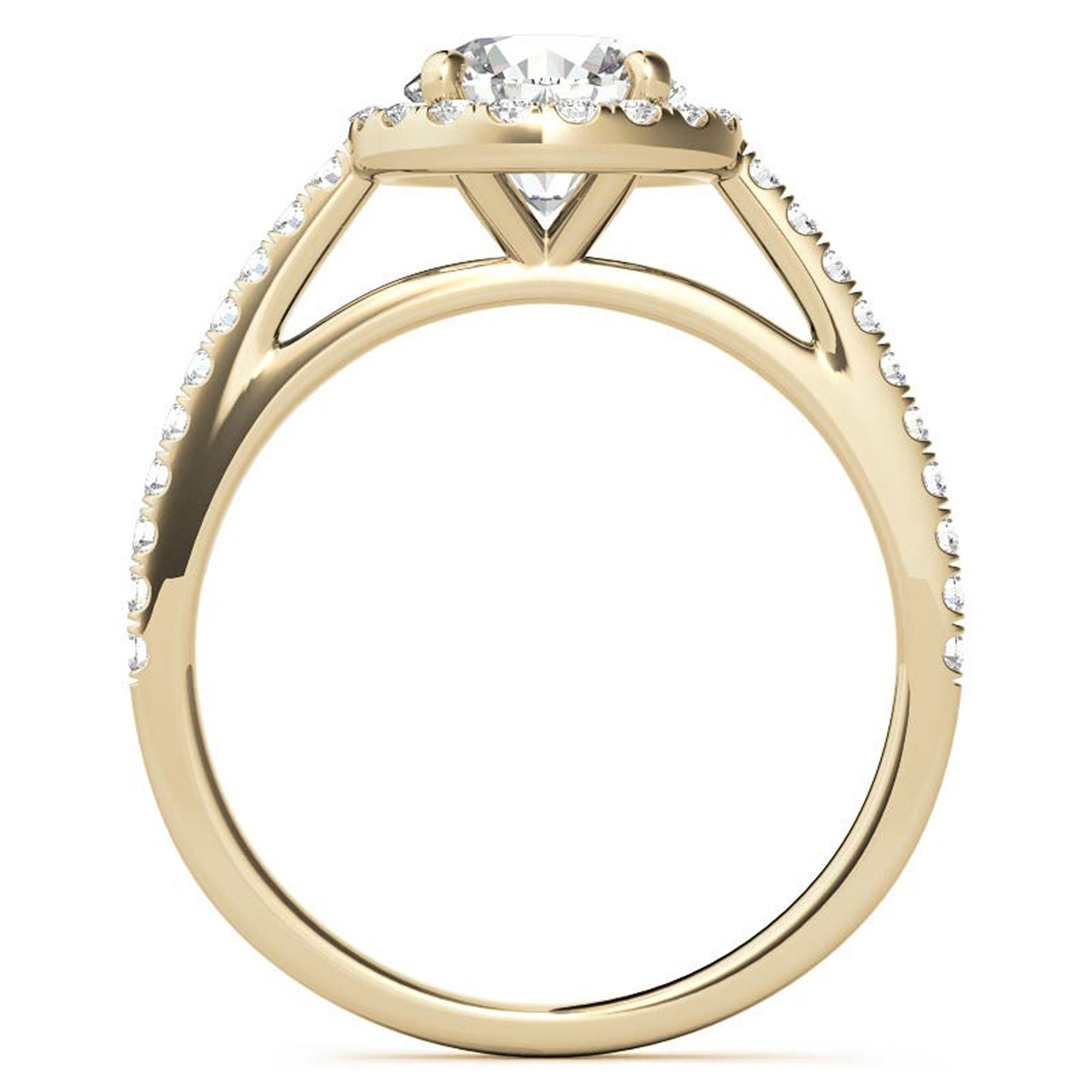 Elegant Halo Design Ring for Women