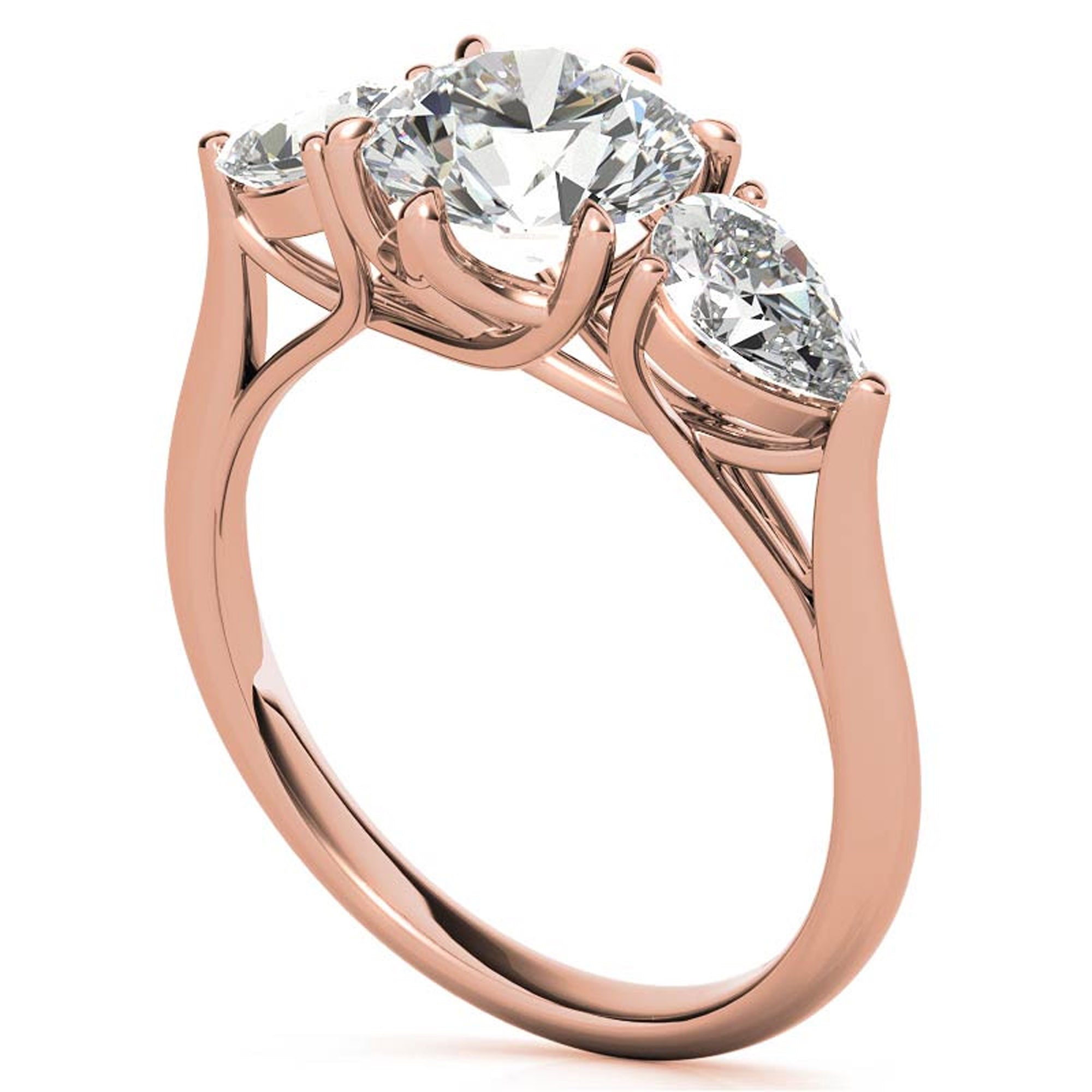 Stackable Rose Gold Ring Set