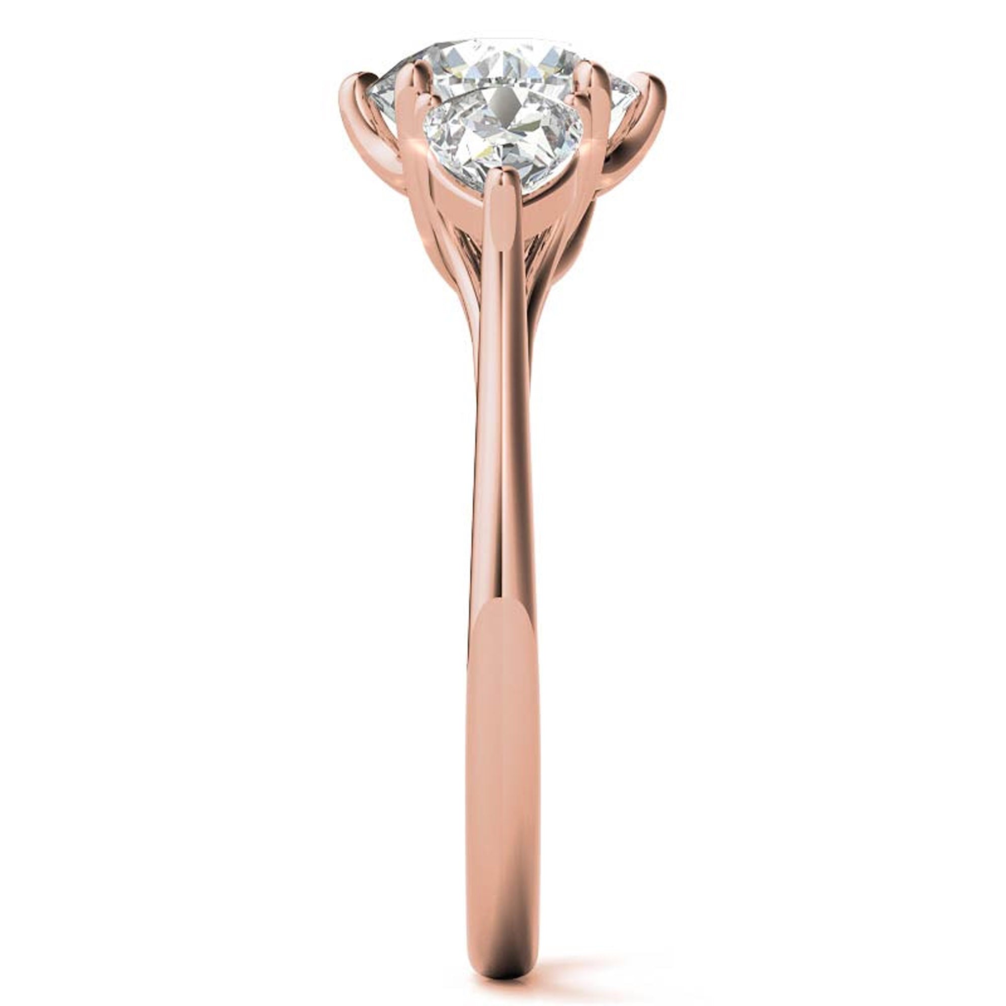Stackable Rose Gold Ring Set