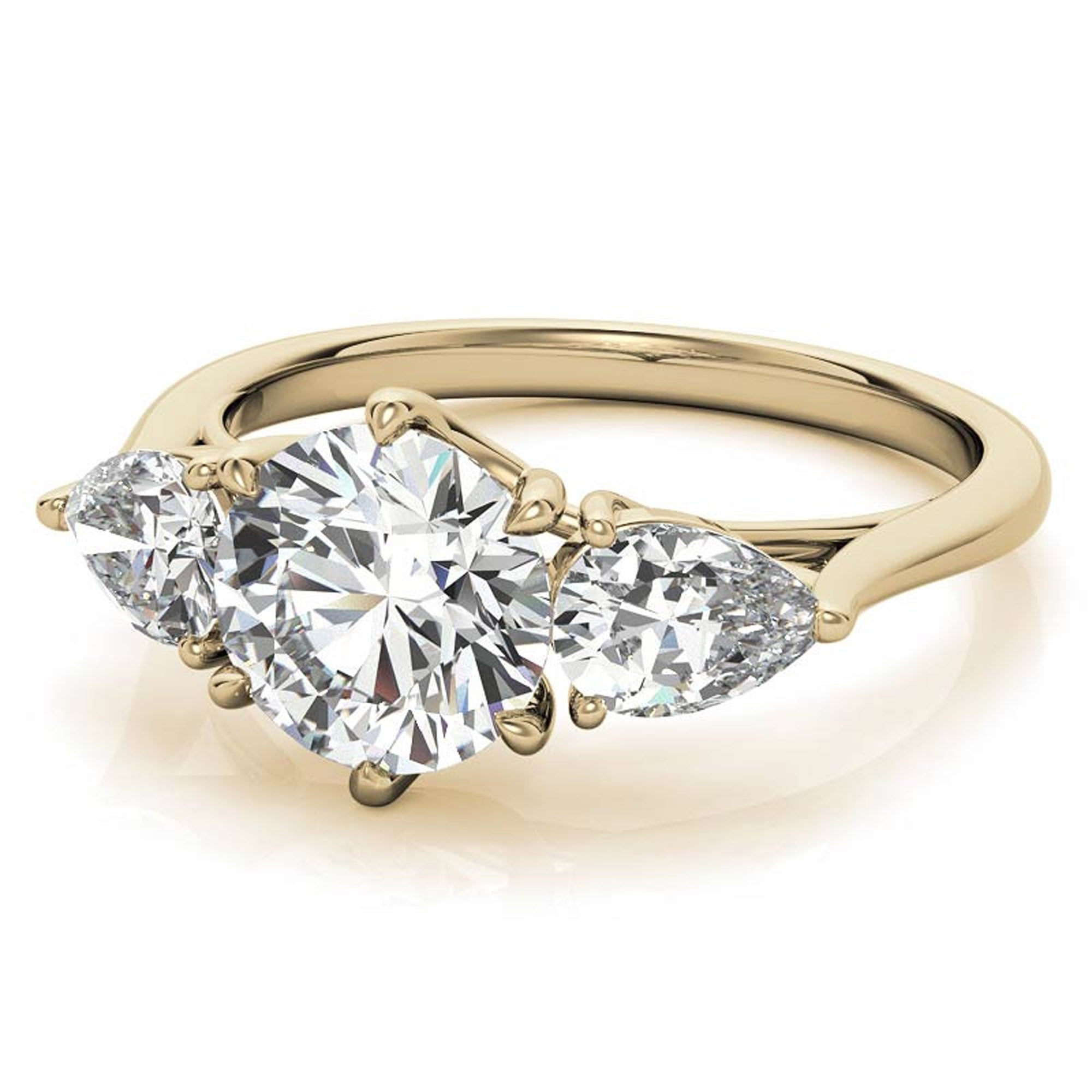 Stackable Yellow Gold Ring Set