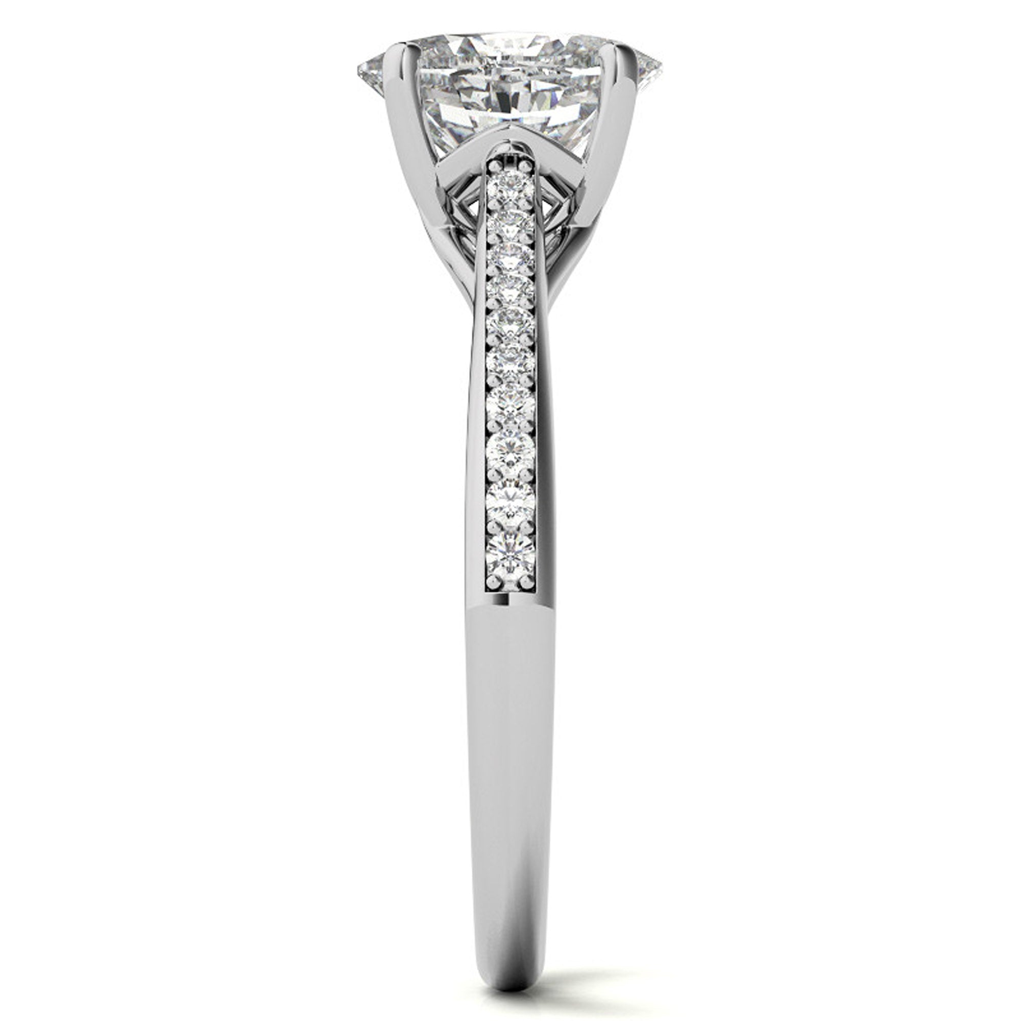 Silver Blush Radiance Ring