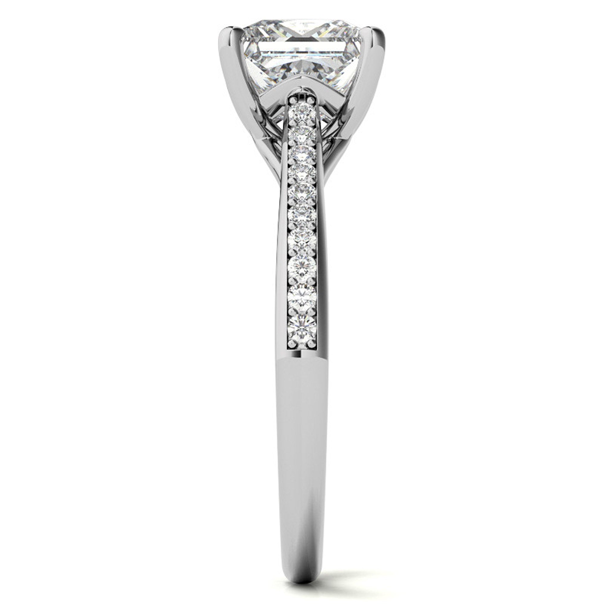 Princess Cut Solitaire Anniversary Ring