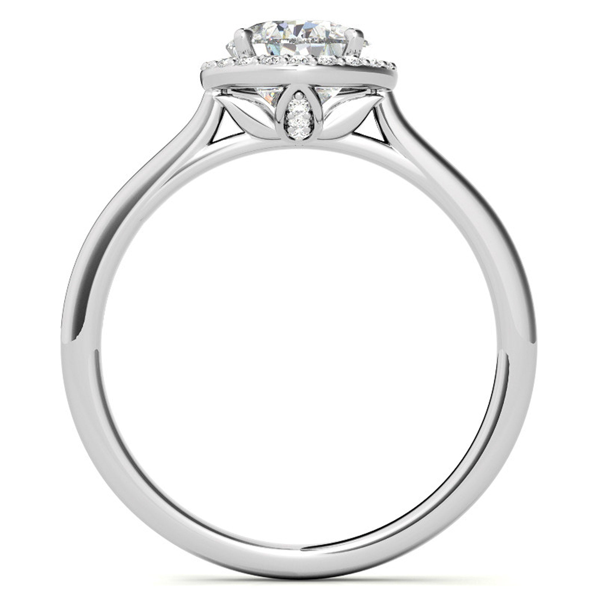 Silver Lunar Beam Ring