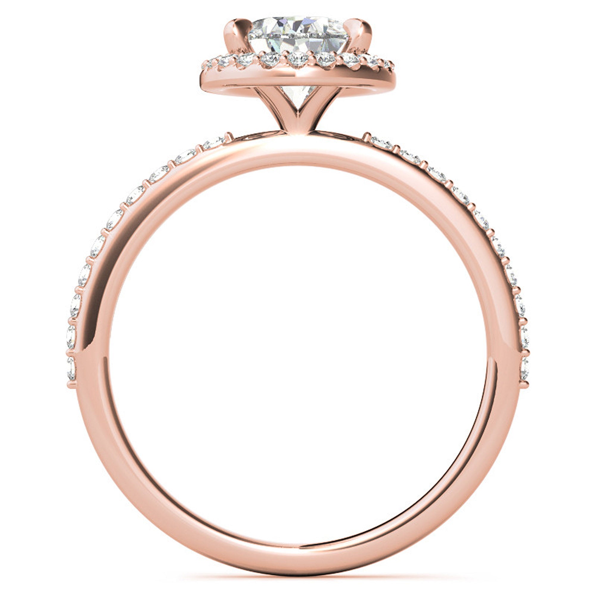 Silver Elegant Pear Ring