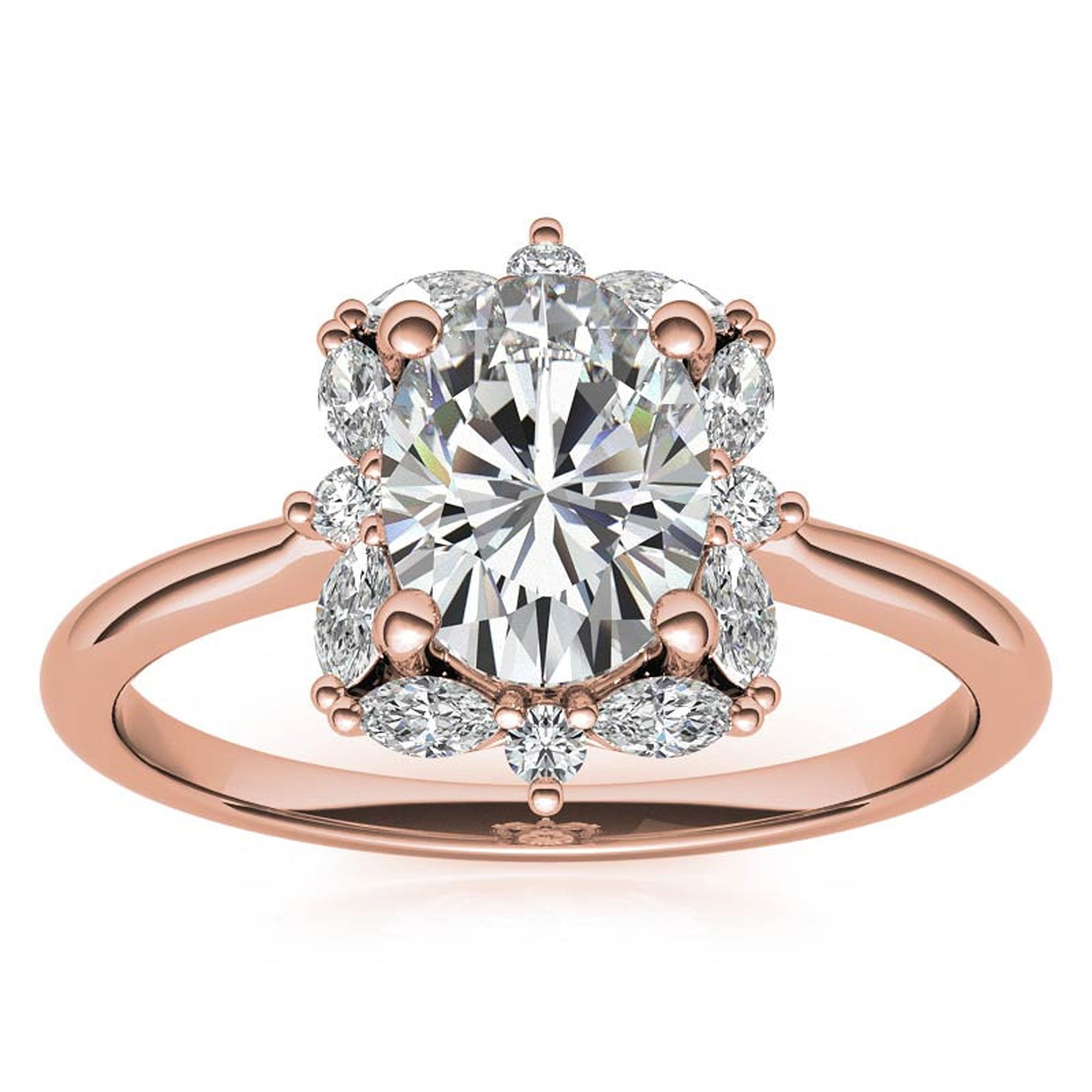 Silver Blushing Bloom Ring
