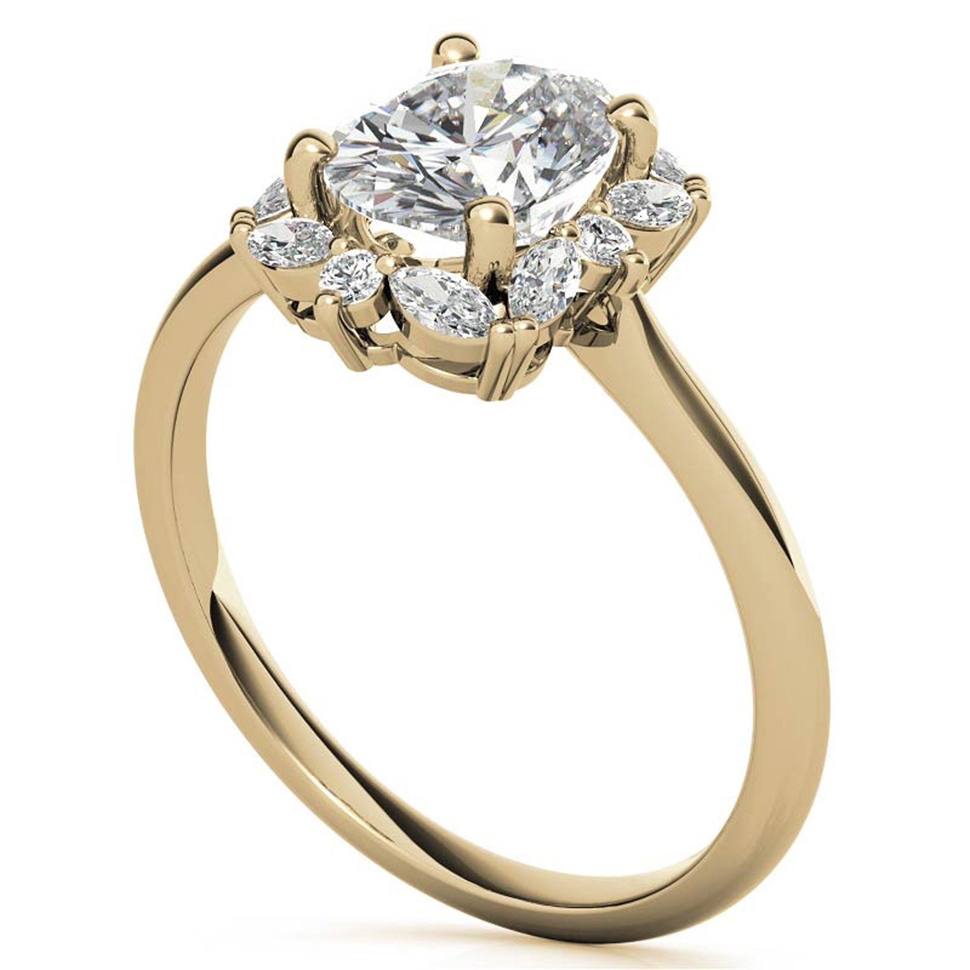 Silver Flushed Ring
