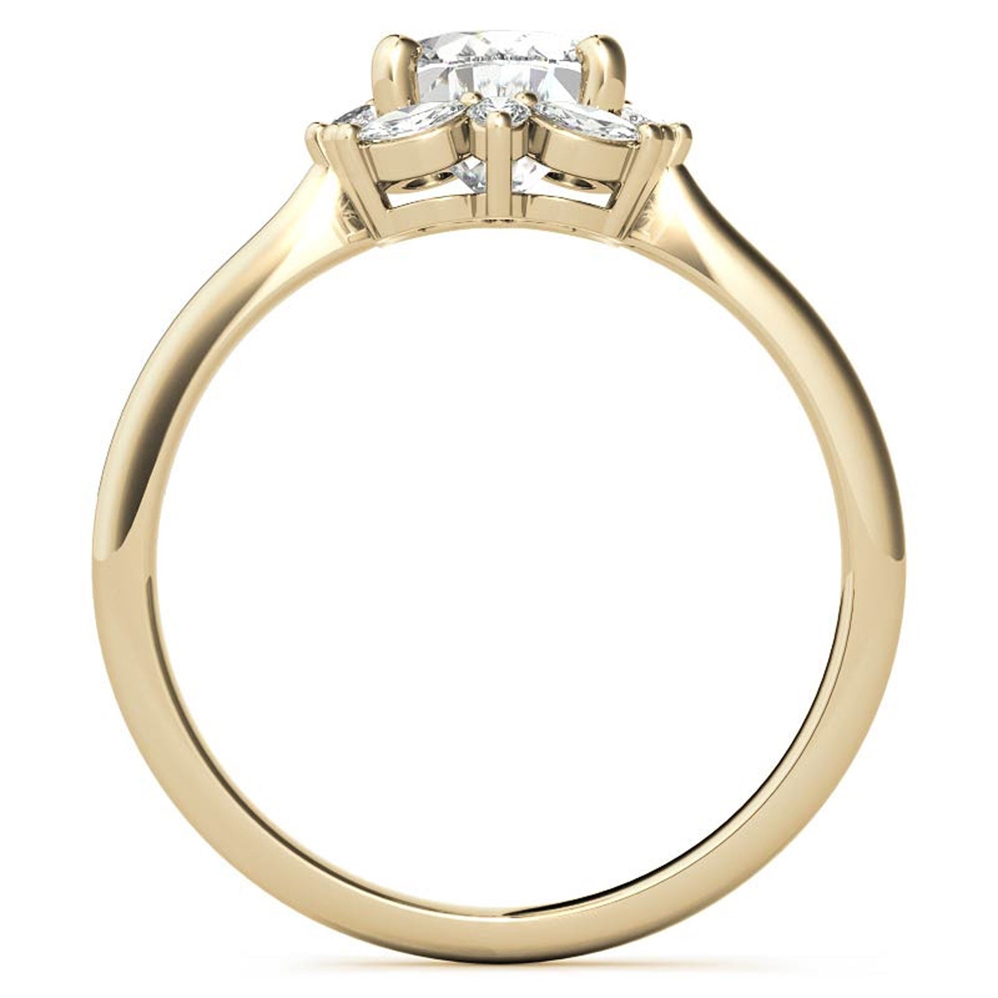 Silver Flushed Ring