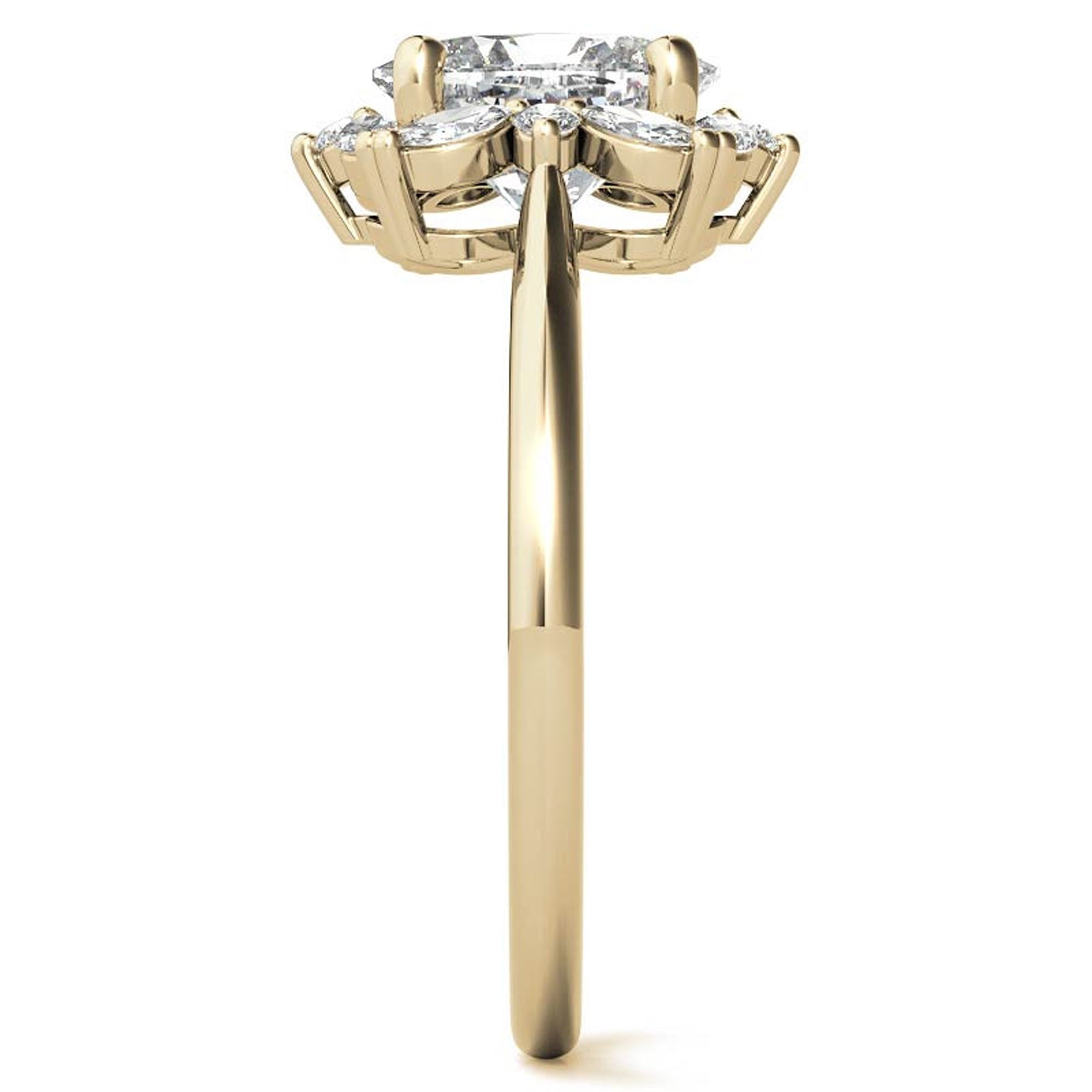 Silver Flushed Ring