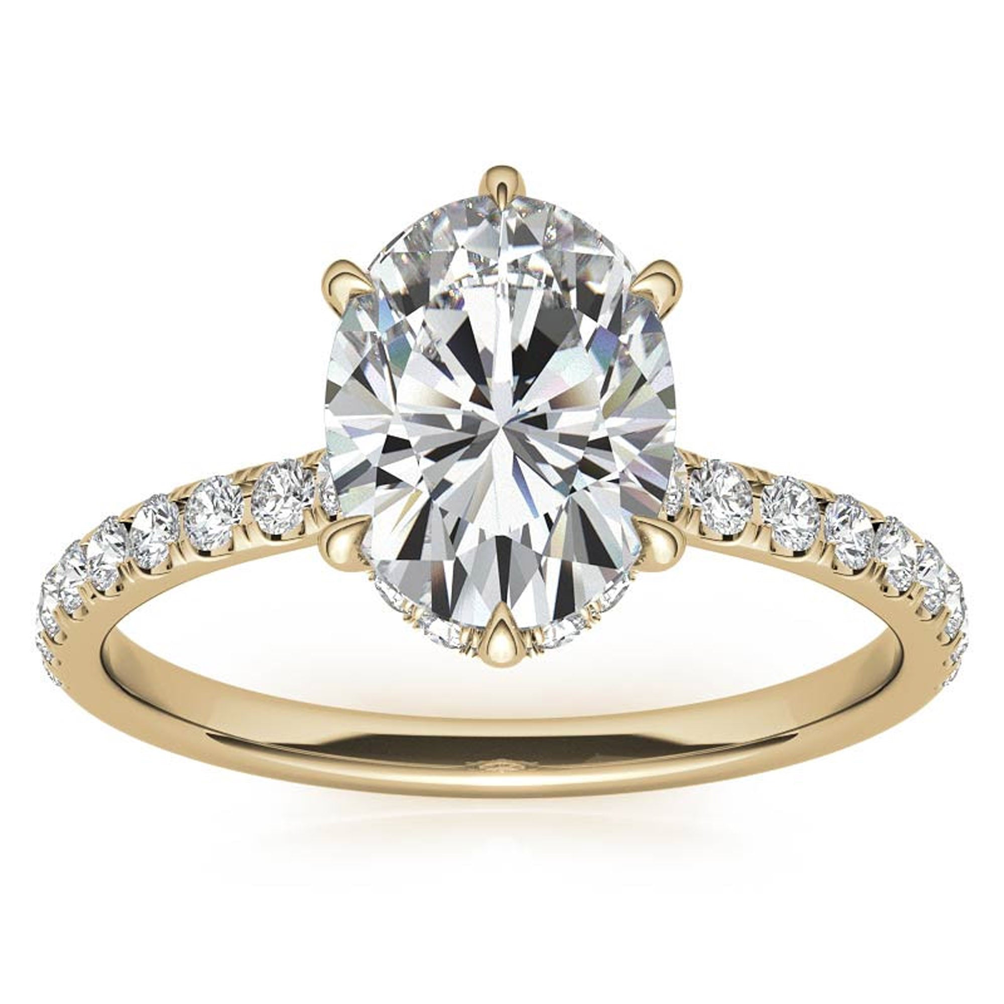 Stunning Adjustable Stackable Oval Ring in Yellow Gold Plated Sterling Silver