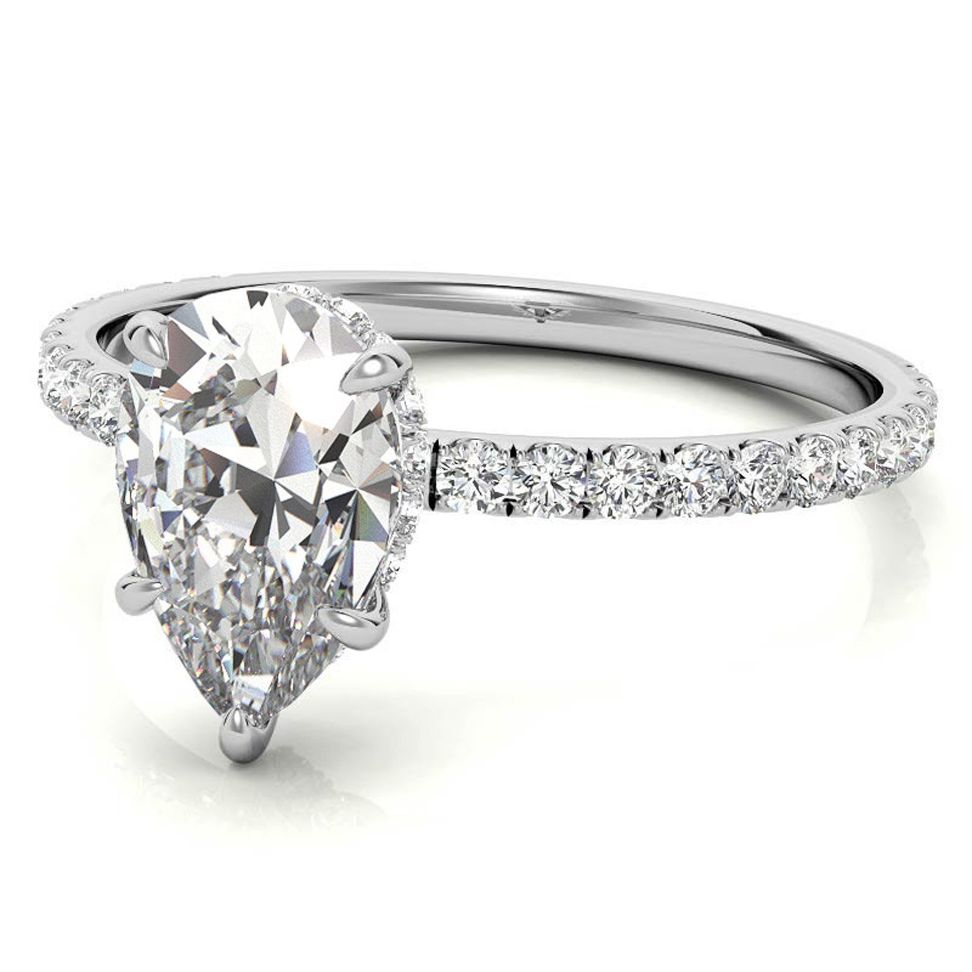 Silver Cinderella Sparkle Ring
