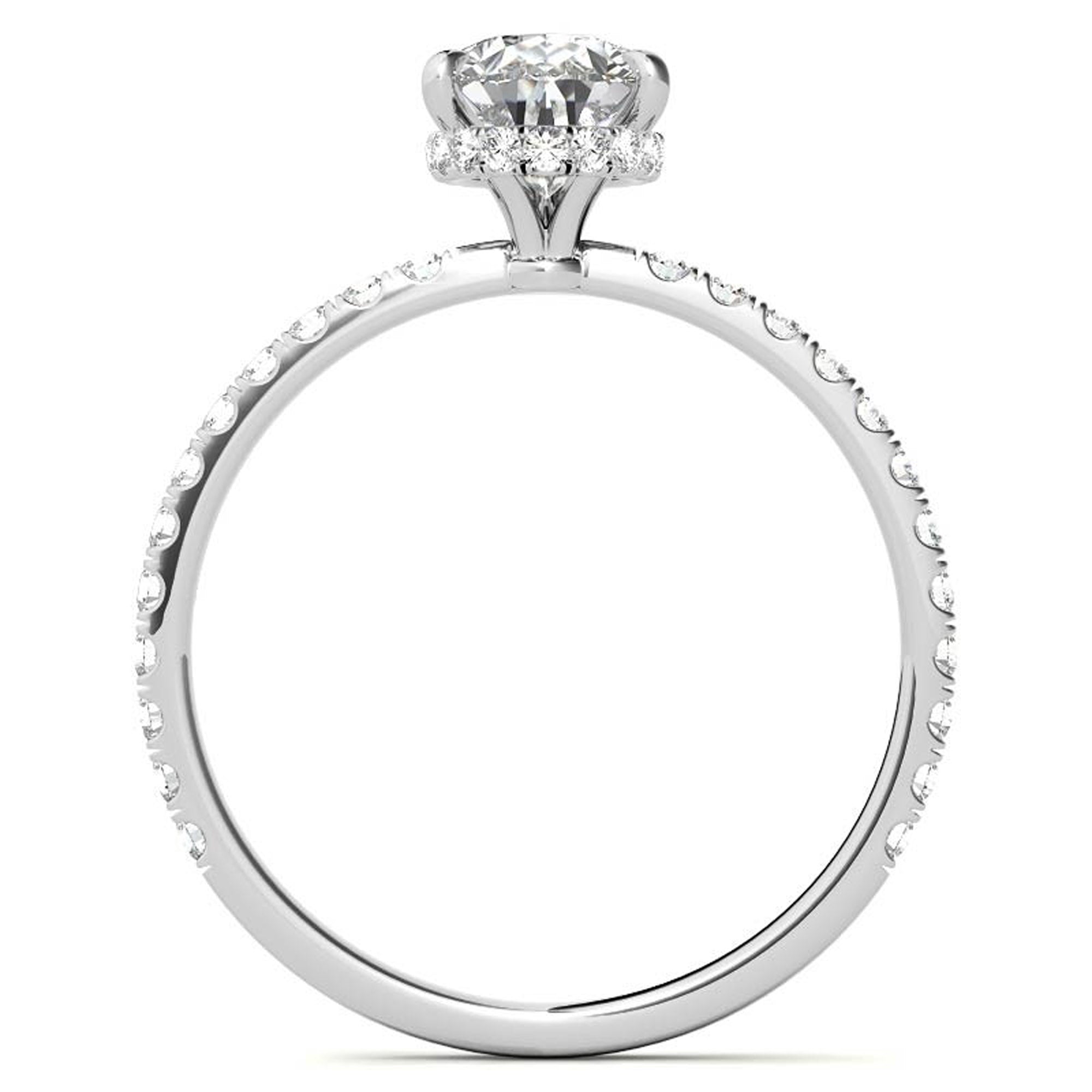 Silver Cinderella Sparkle Ring
