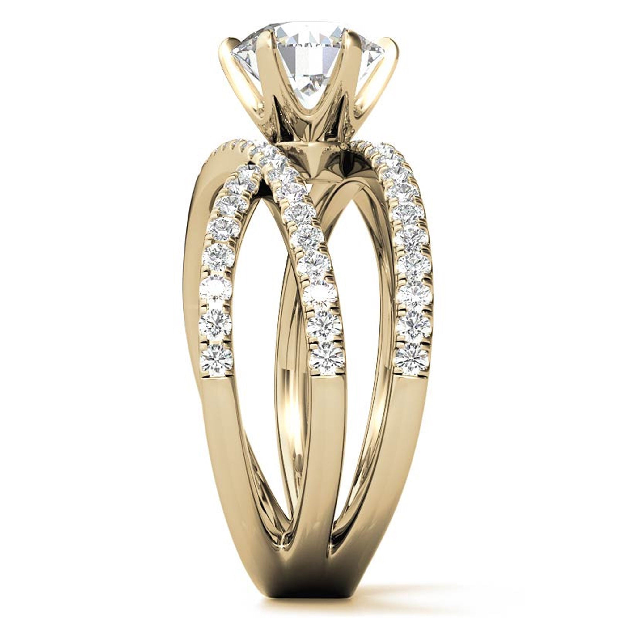 Criss Cross Sterling Silver Stackable Ring Set