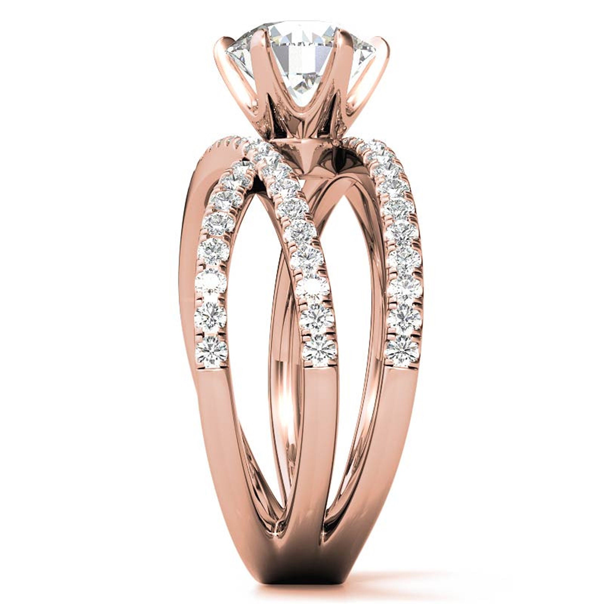 Criss Cross Sterling Silver Stackable Ring Set