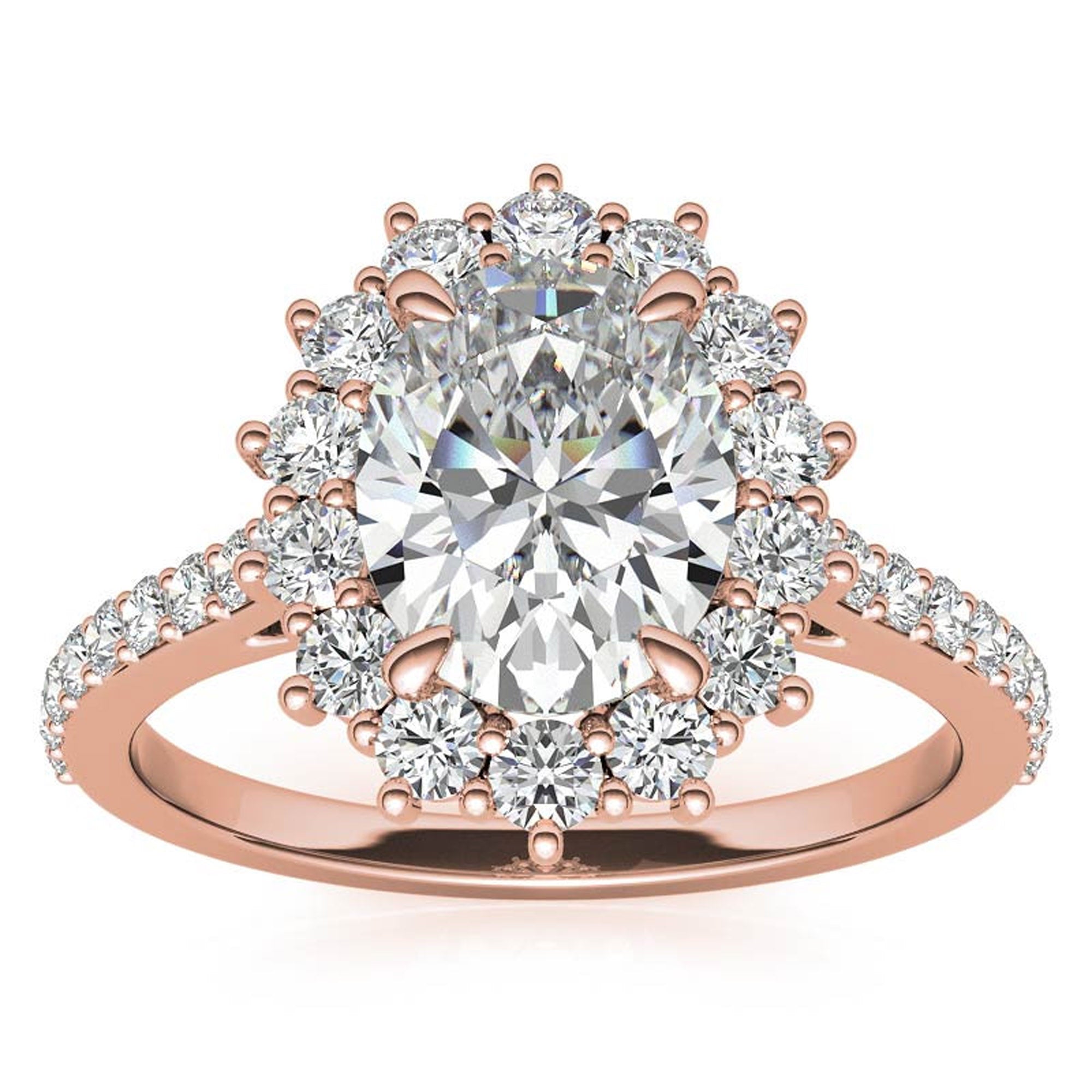 Stunning Floral Inspired Adjustable Sterling Silver Ring - Rose Gold Plated Beauty for Every Occasion