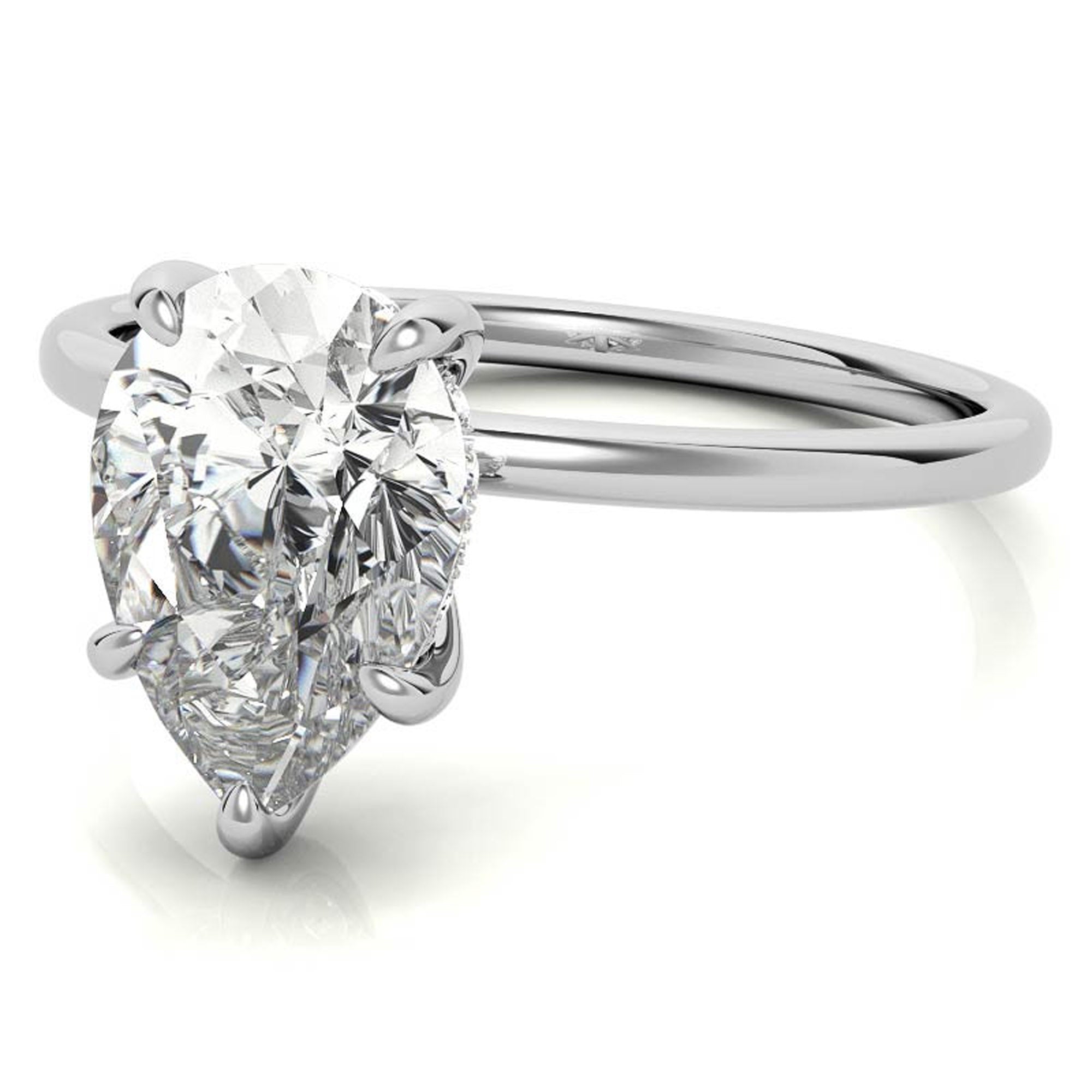 Silver Catharina Crown Ring