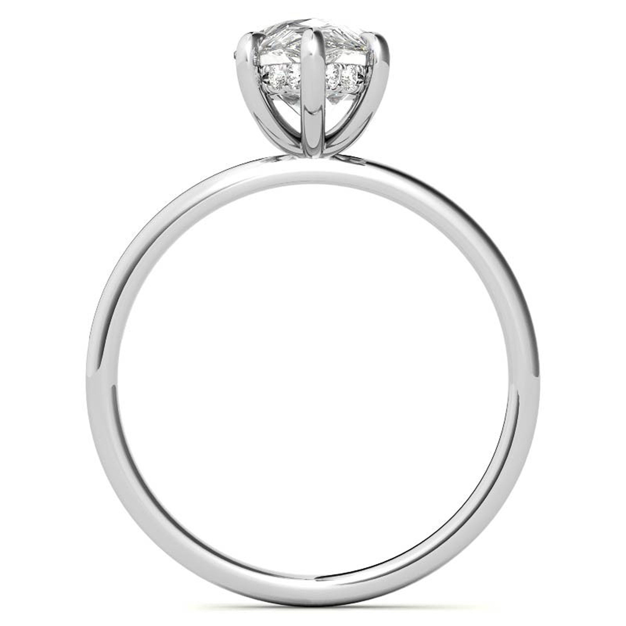 Silver Catharina Crown Ring