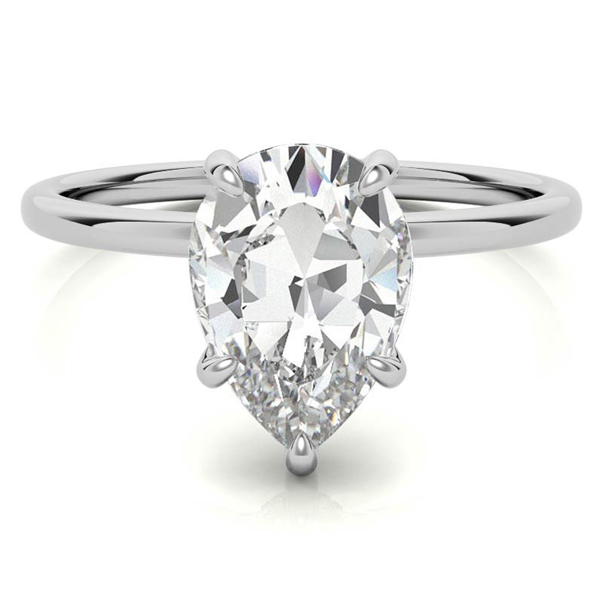 Silver Catharina Crown Ring