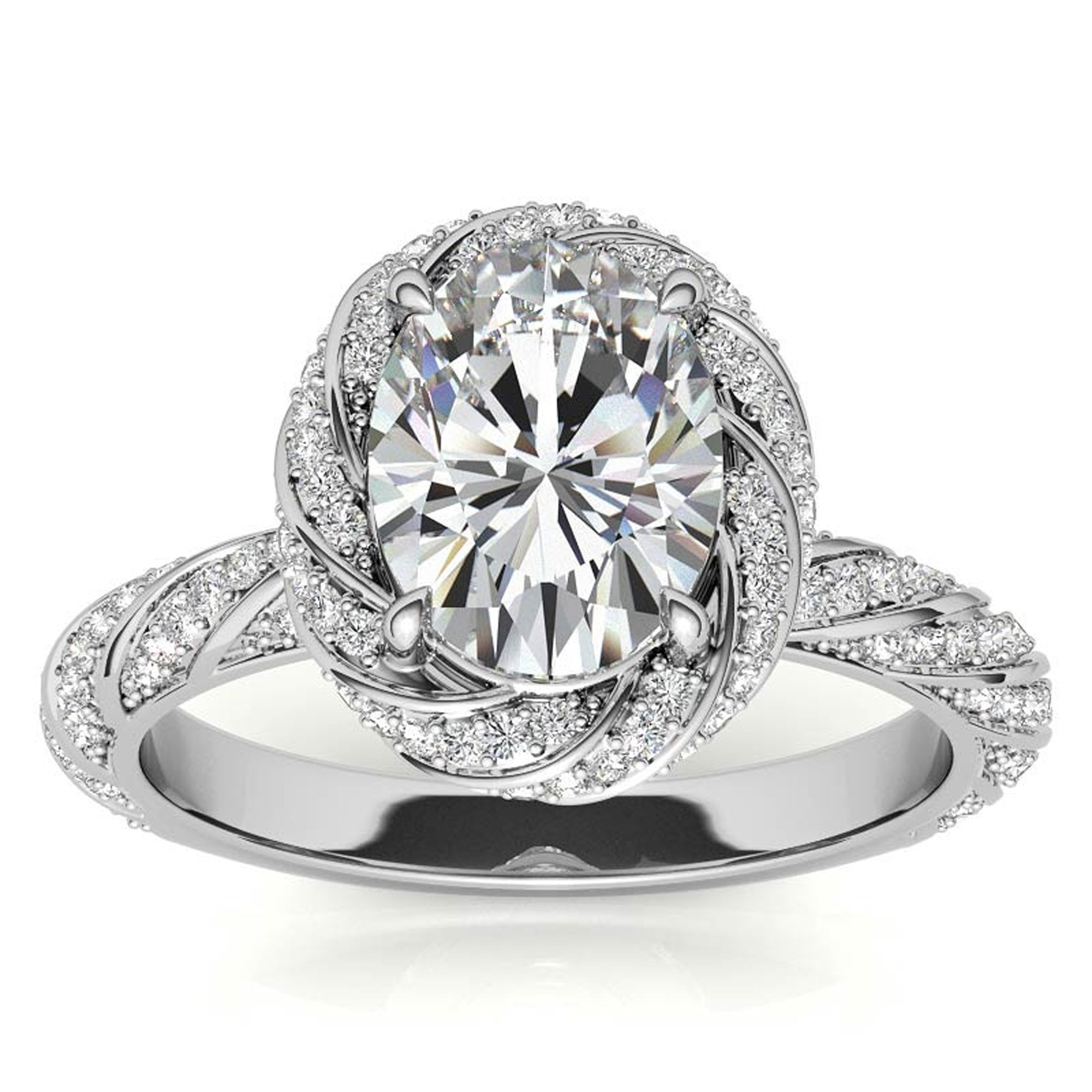 Silver Halo Twist Sparkle