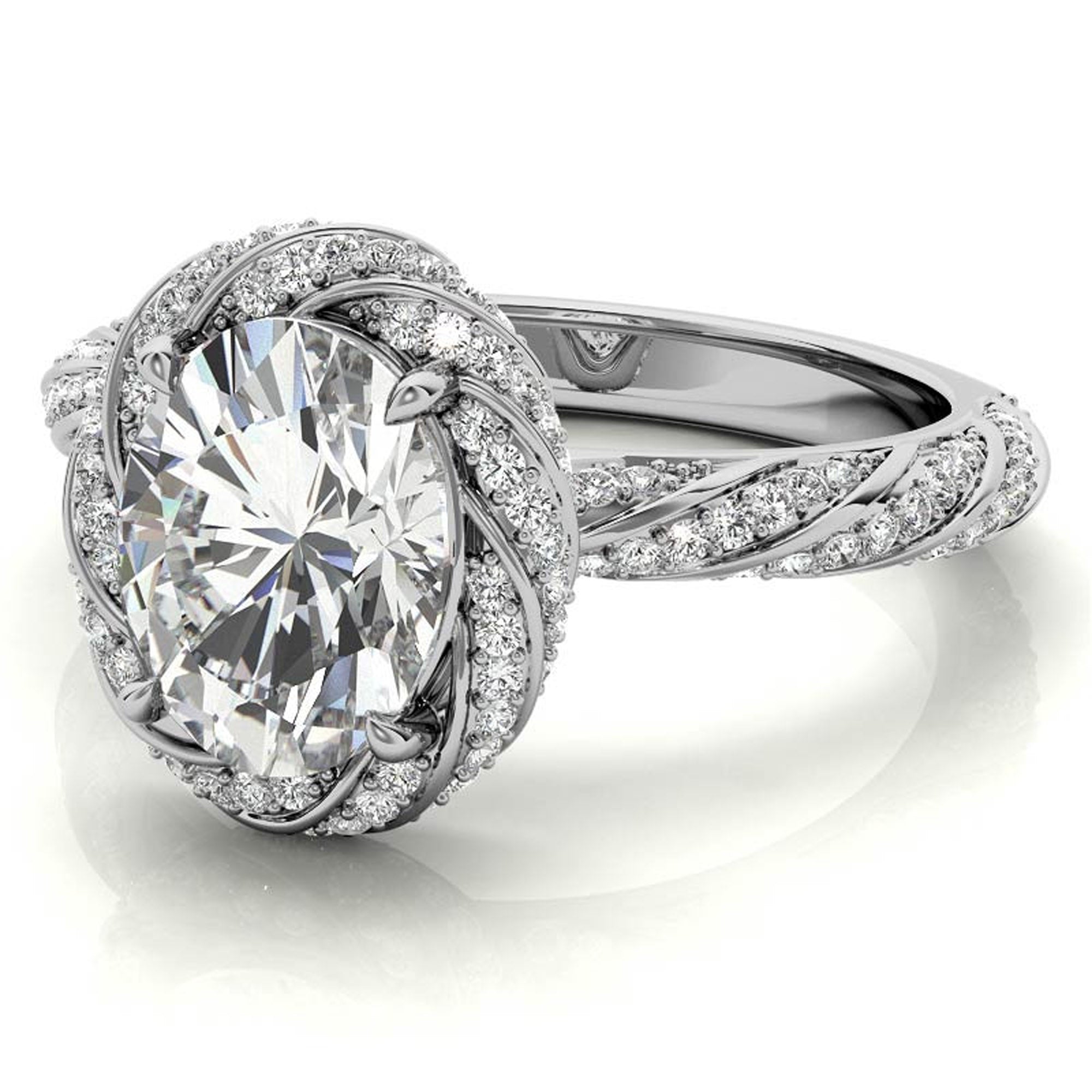 Silver Halo Twist Sparkle