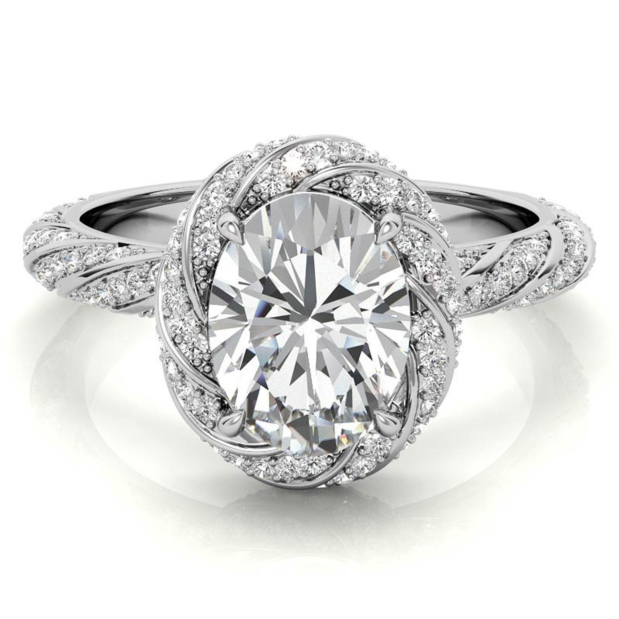 Silver Halo Twist Sparkle