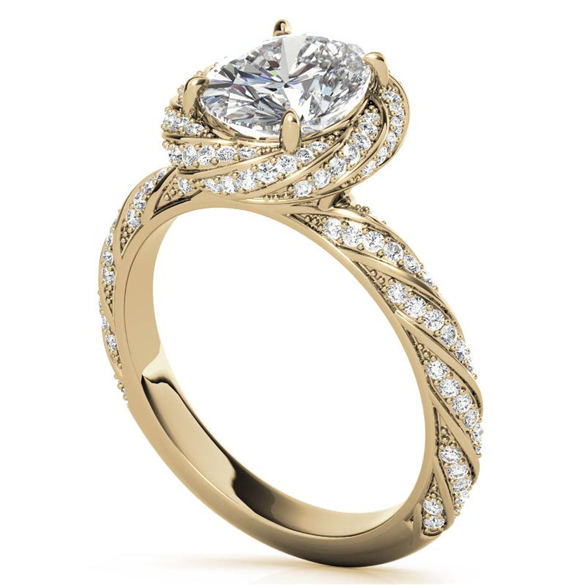 Silver Oval Glimmer Cross Ring