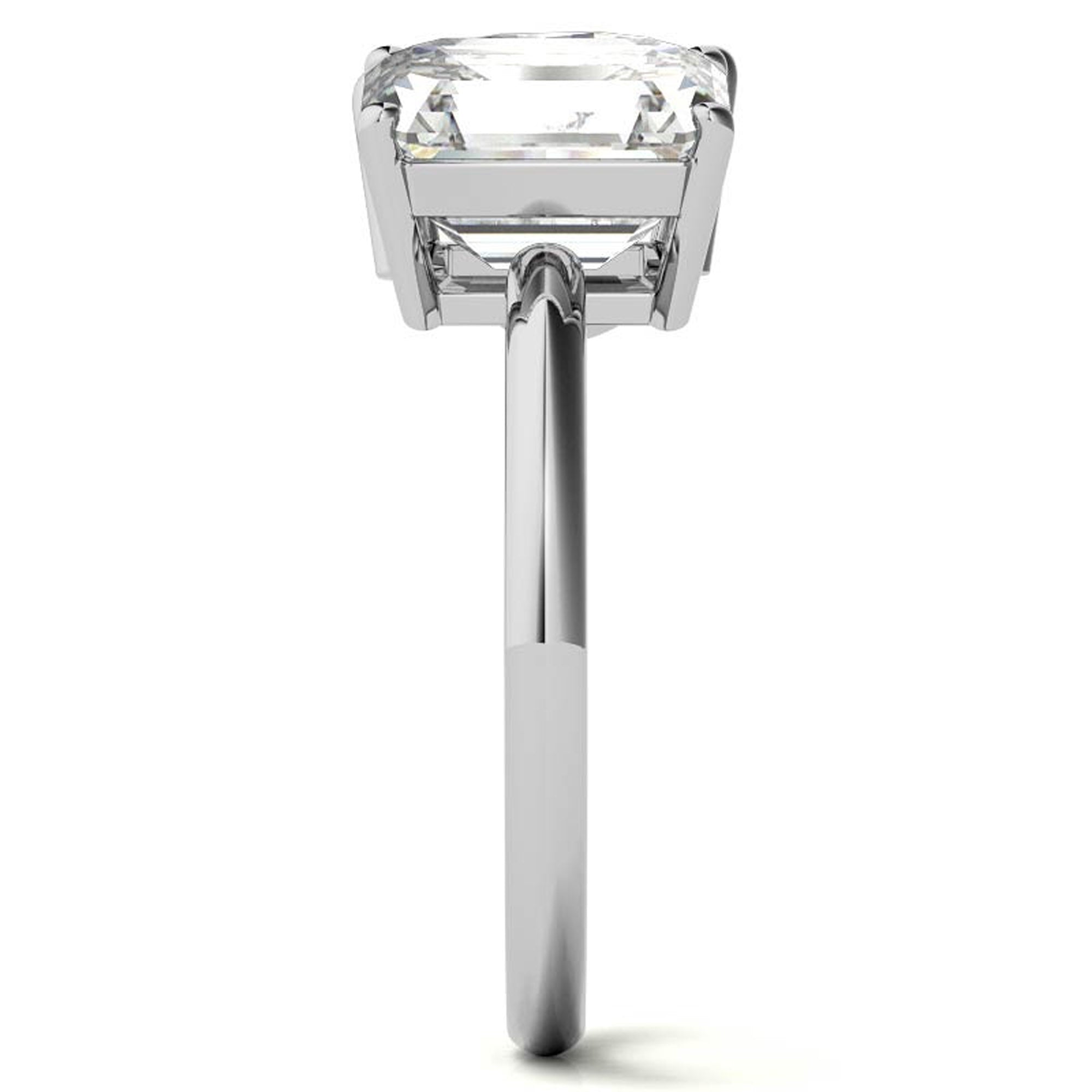 Aura Solitaire princess Cut Ring