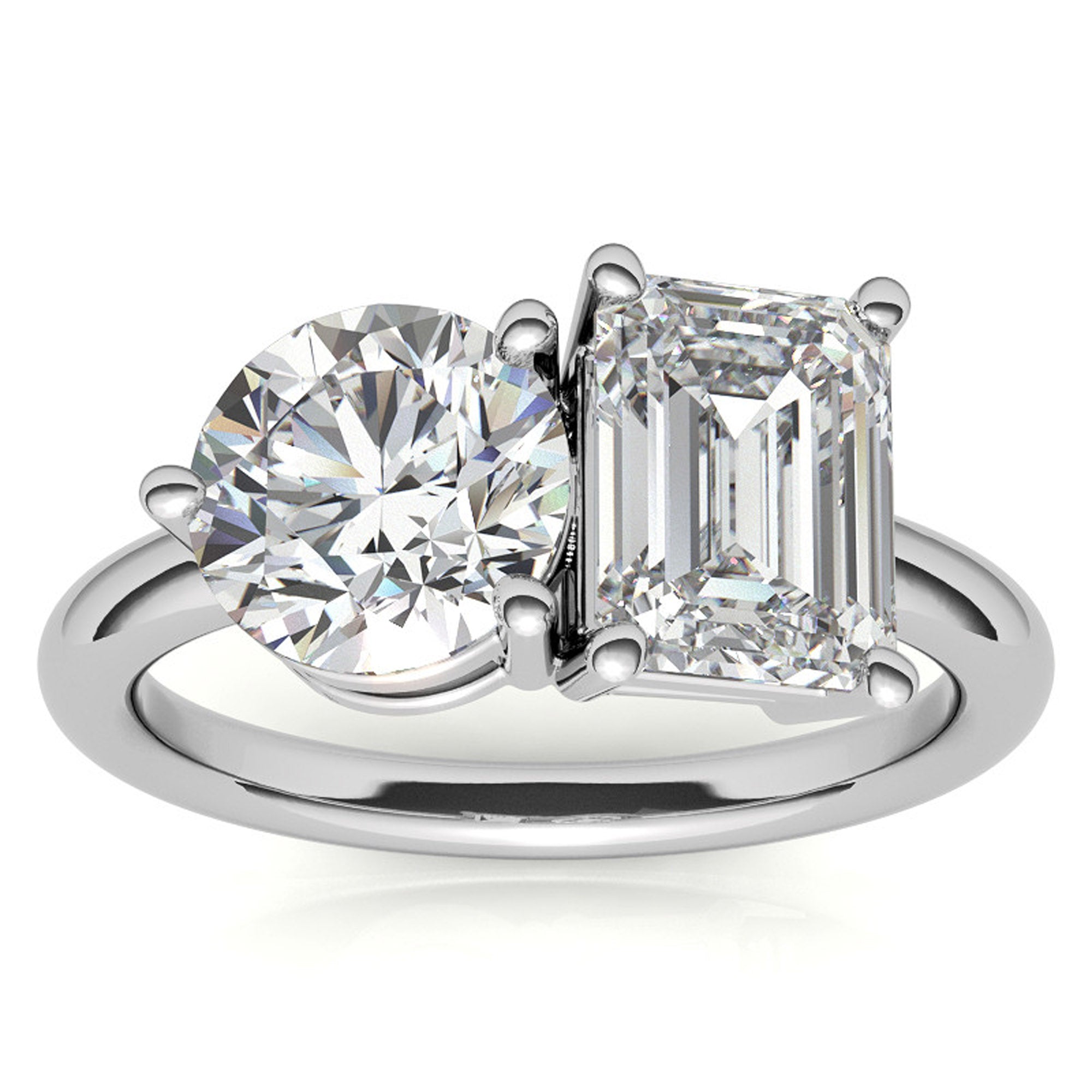 Luxury Two Stone Diamond Ring