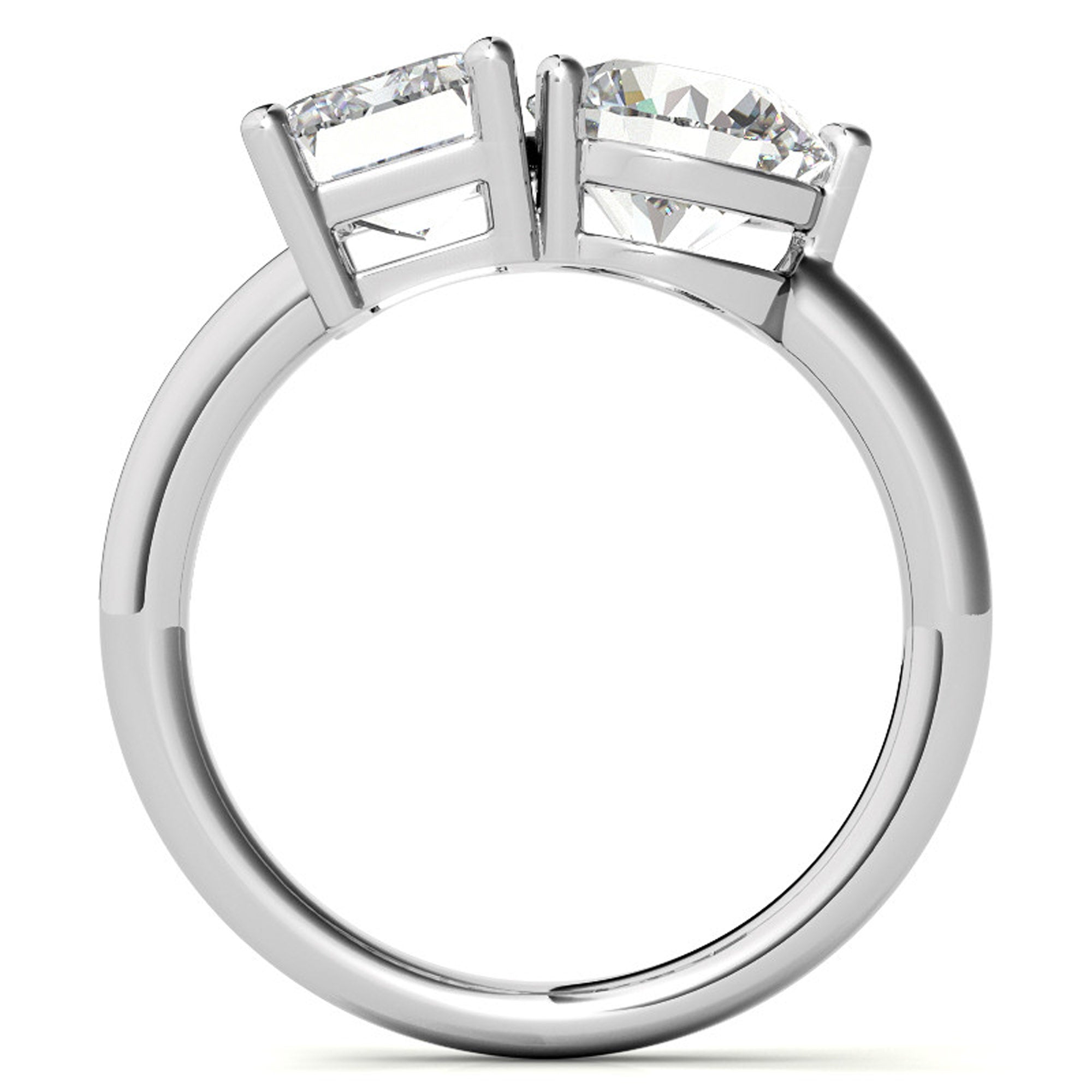 Luxury Two Stone Diamond Ring